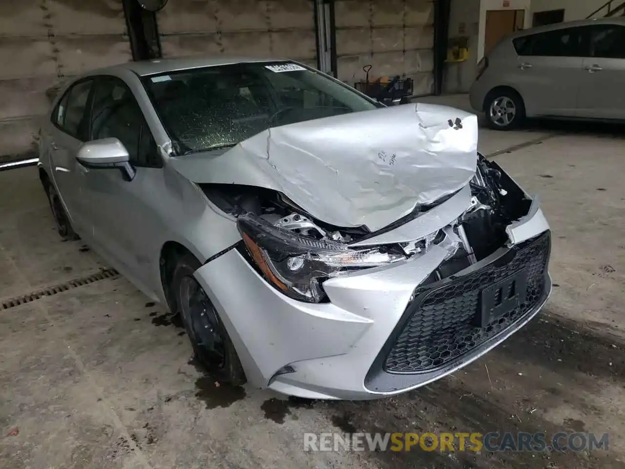 1 Photograph of a damaged car 5YFEPMAE0MP259814 TOYOTA COROLLA 2021