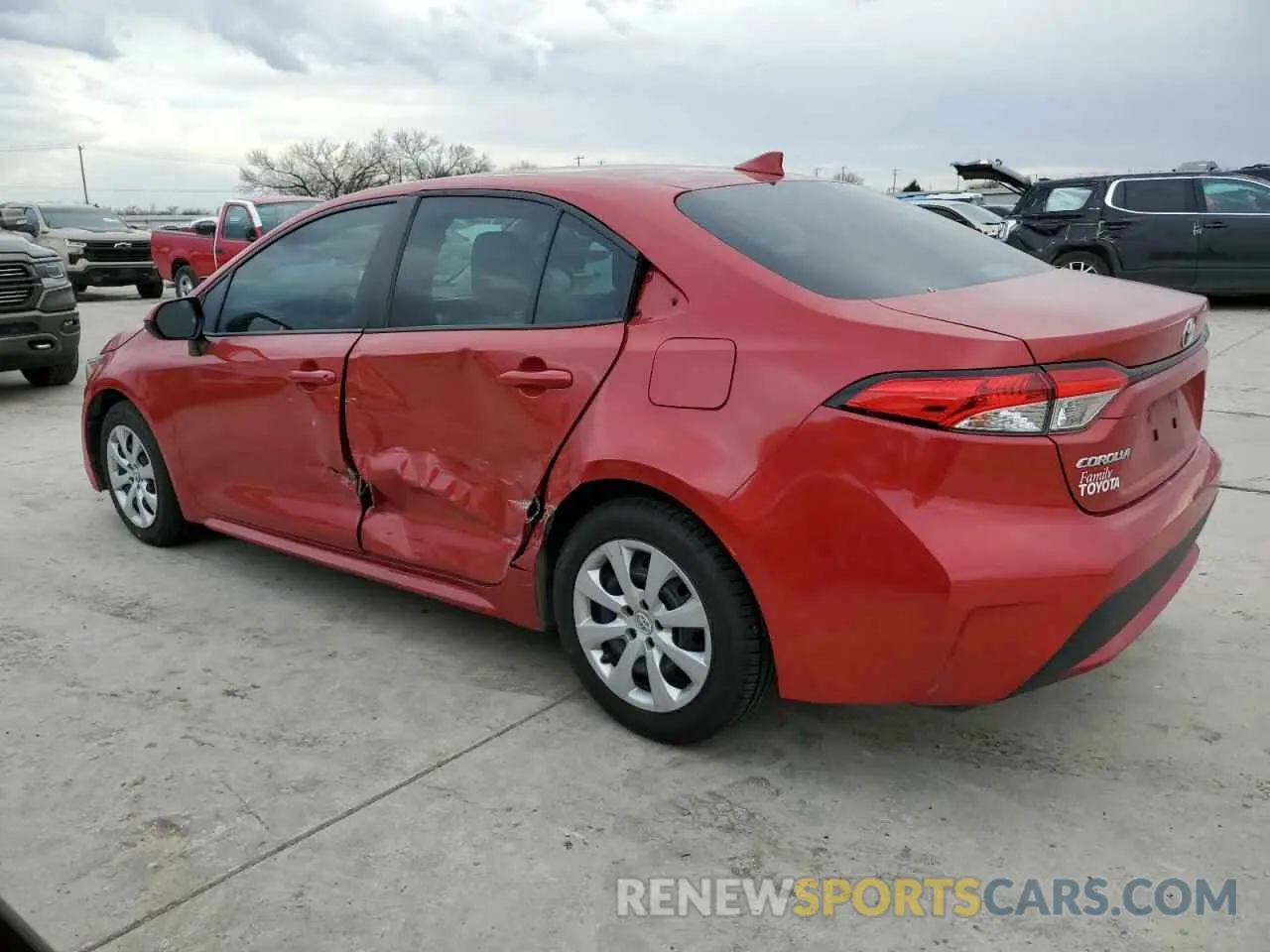 2 Photograph of a damaged car 5YFEPMAE0MP263278 TOYOTA COROLLA 2021