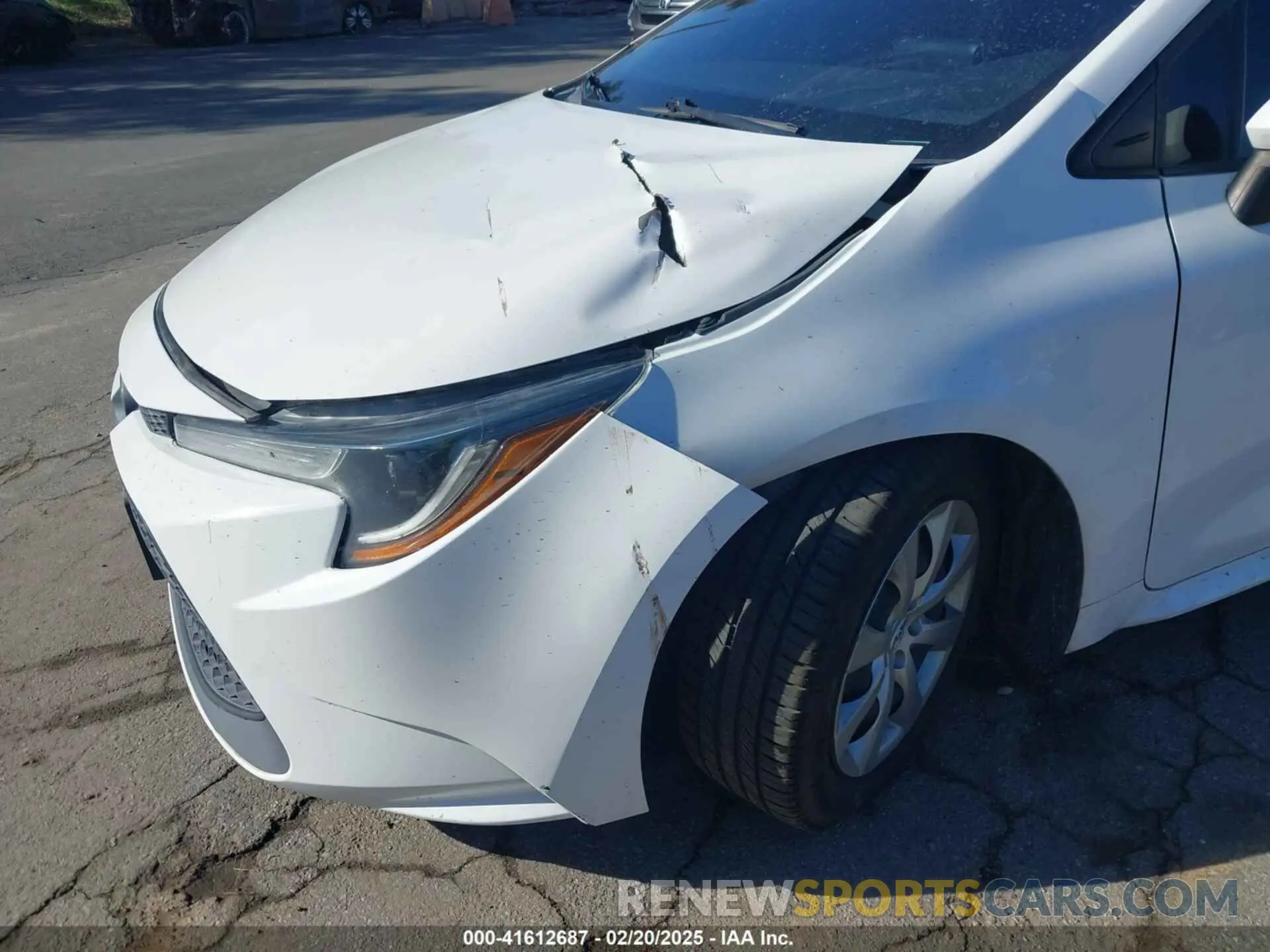 6 Photograph of a damaged car 5YFEPMAE0MP263569 TOYOTA COROLLA 2021