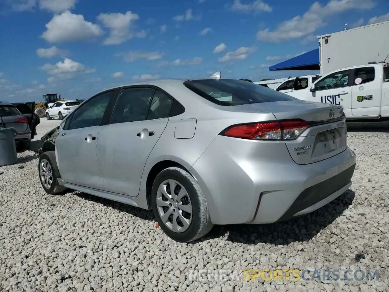 2 Photograph of a damaged car 5YFEPMAE0MP268853 TOYOTA COROLLA 2021