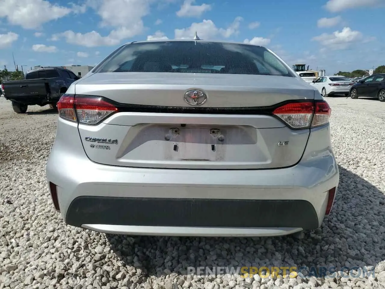 6 Photograph of a damaged car 5YFEPMAE0MP268853 TOYOTA COROLLA 2021