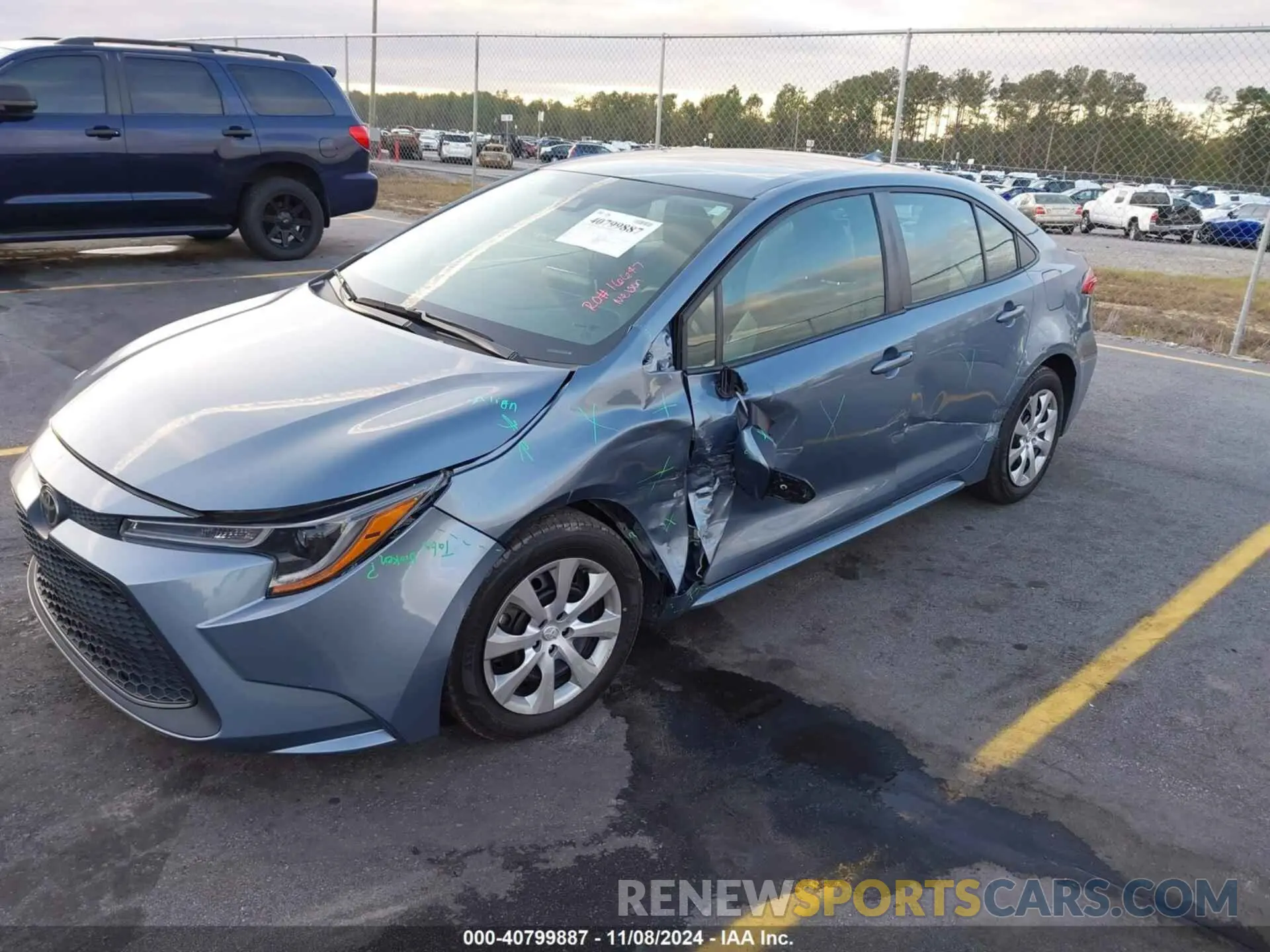 2 Photograph of a damaged car 5YFEPMAE0MP269212 TOYOTA COROLLA 2021