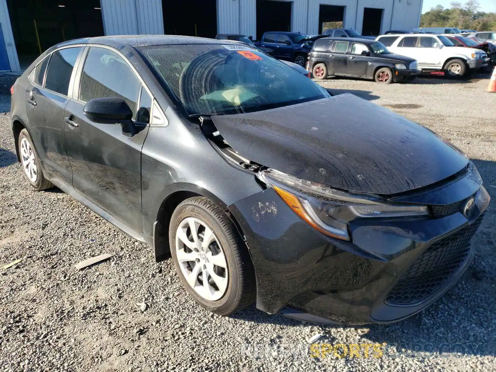 1 Photograph of a damaged car 5YFEPMAE1MP153193 TOYOTA COROLLA 2021