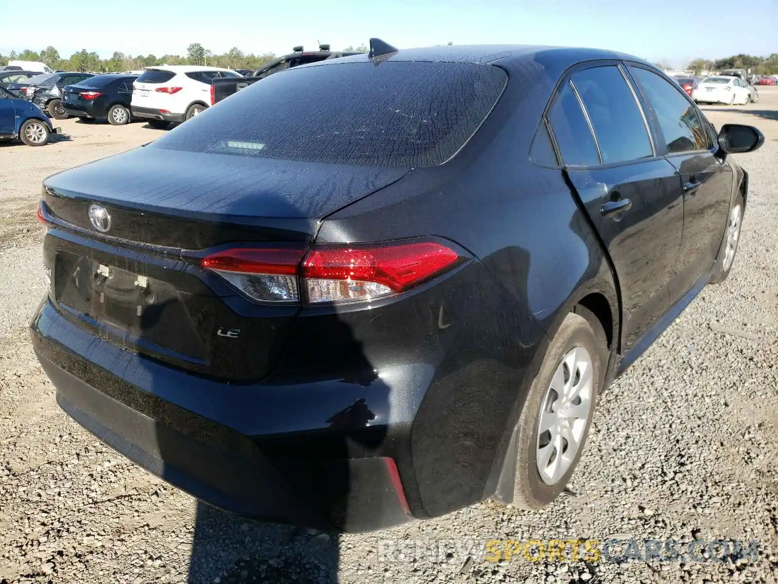 4 Photograph of a damaged car 5YFEPMAE1MP153193 TOYOTA COROLLA 2021