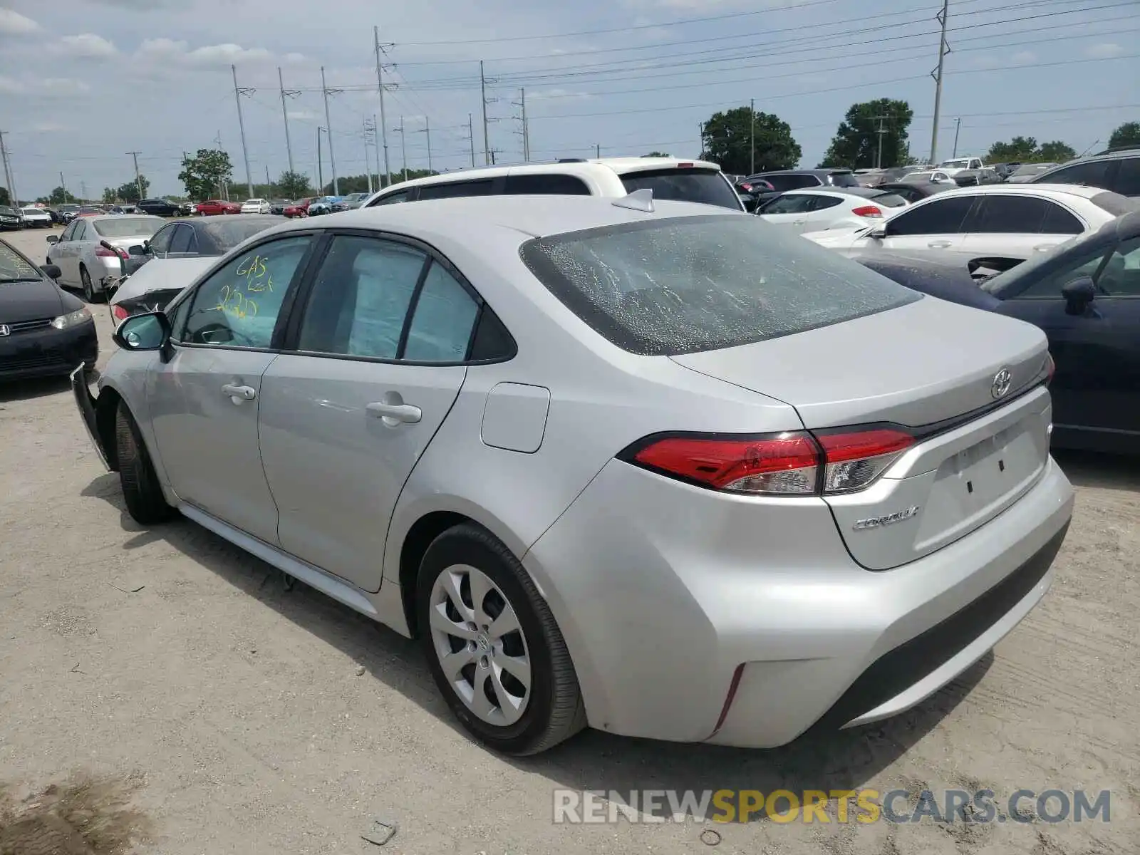 3 Photograph of a damaged car 5YFEPMAE1MP157258 TOYOTA COROLLA 2021