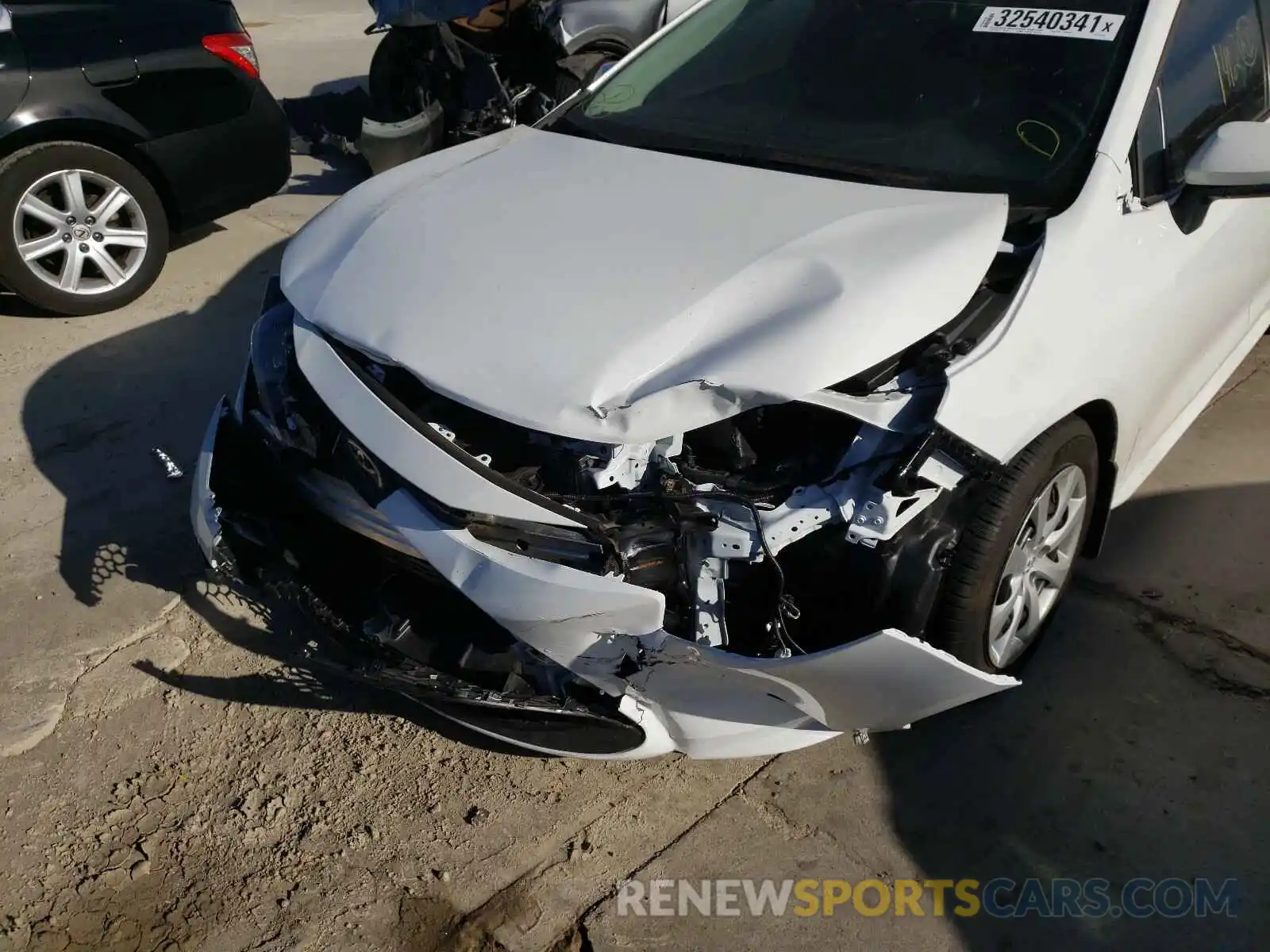 9 Photograph of a damaged car 5YFEPMAE1MP157602 TOYOTA COROLLA 2021