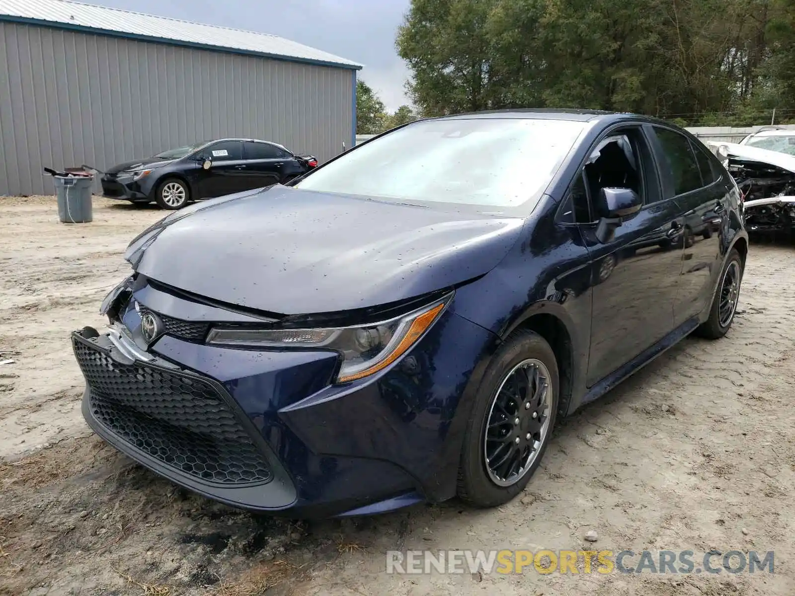 2 Photograph of a damaged car 5YFEPMAE1MP157891 TOYOTA COROLLA 2021