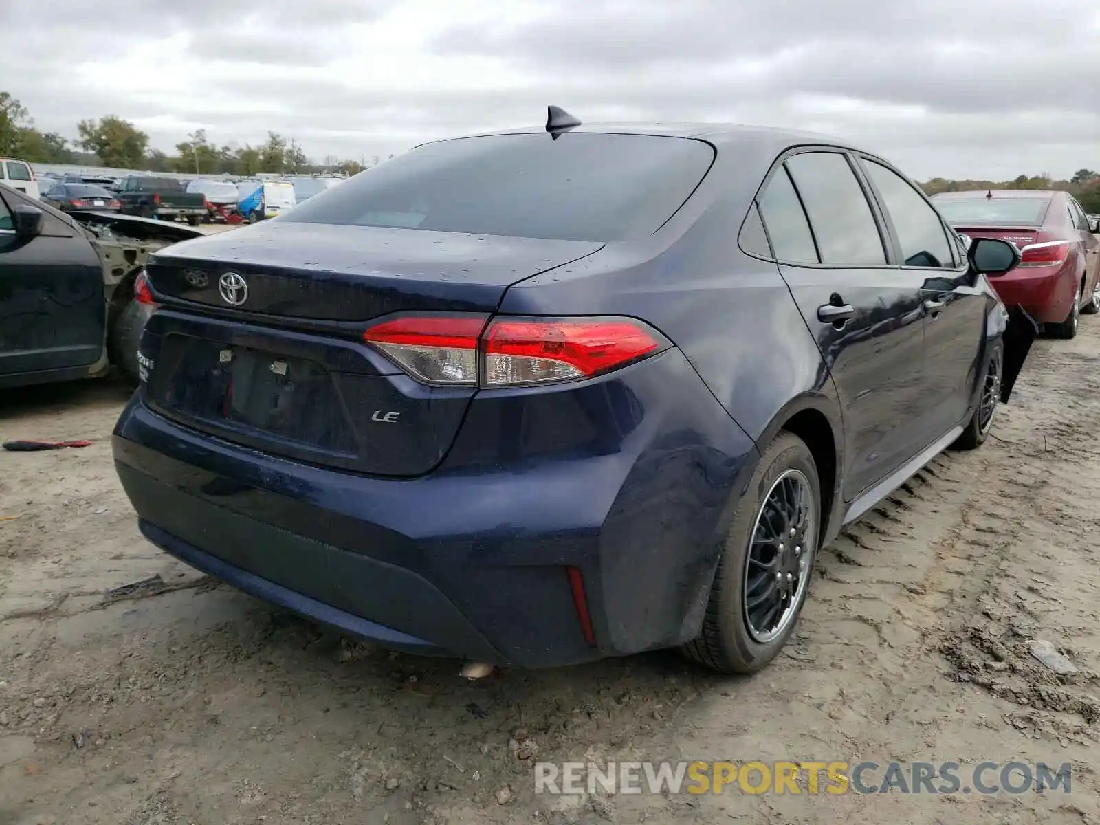 4 Photograph of a damaged car 5YFEPMAE1MP157891 TOYOTA COROLLA 2021