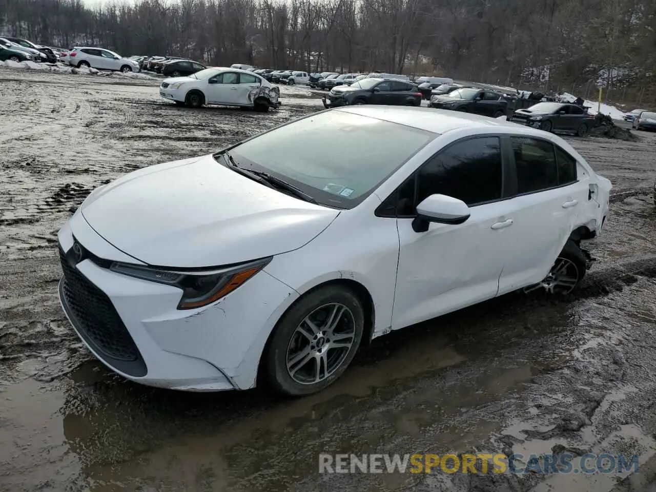 1 Photograph of a damaged car 5YFEPMAE1MP157969 TOYOTA COROLLA 2021