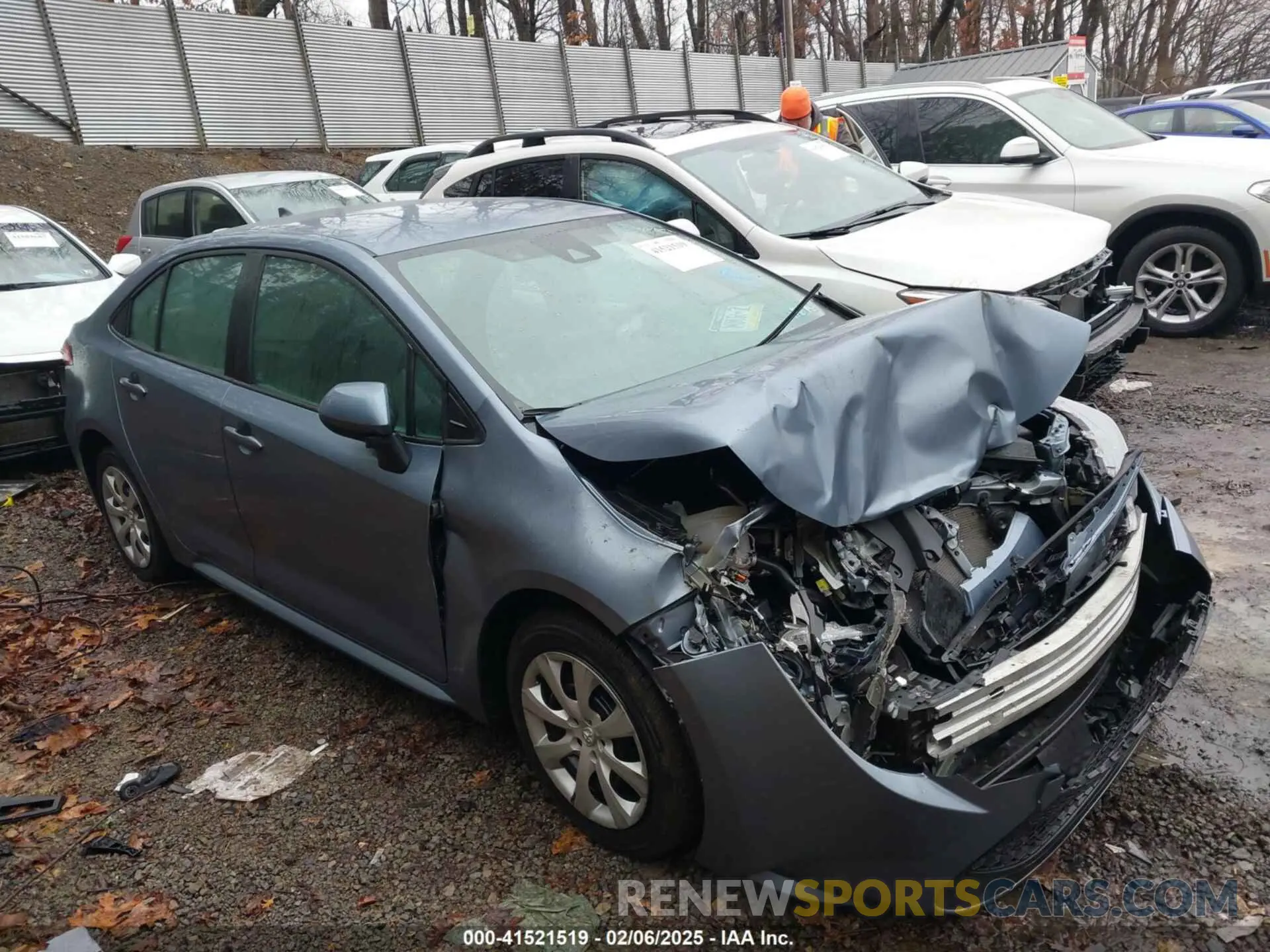 1 Photograph of a damaged car 5YFEPMAE1MP161004 TOYOTA COROLLA 2021
