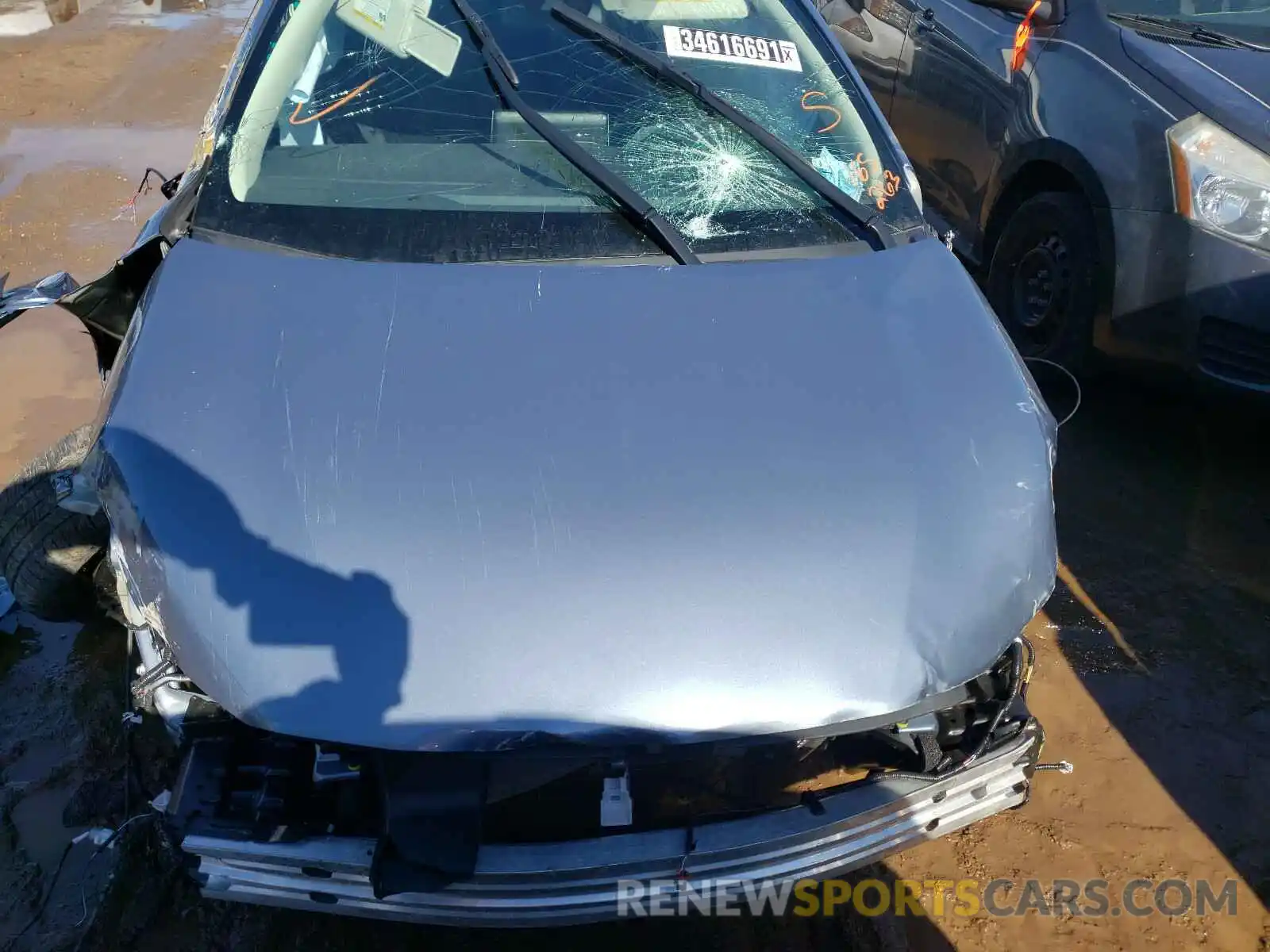 7 Photograph of a damaged car 5YFEPMAE1MP165263 TOYOTA COROLLA 2021