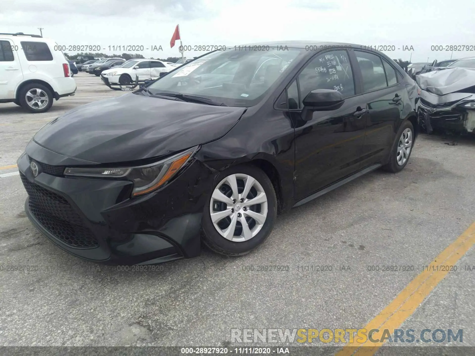 2 Photograph of a damaged car 5YFEPMAE1MP168003 TOYOTA COROLLA 2021