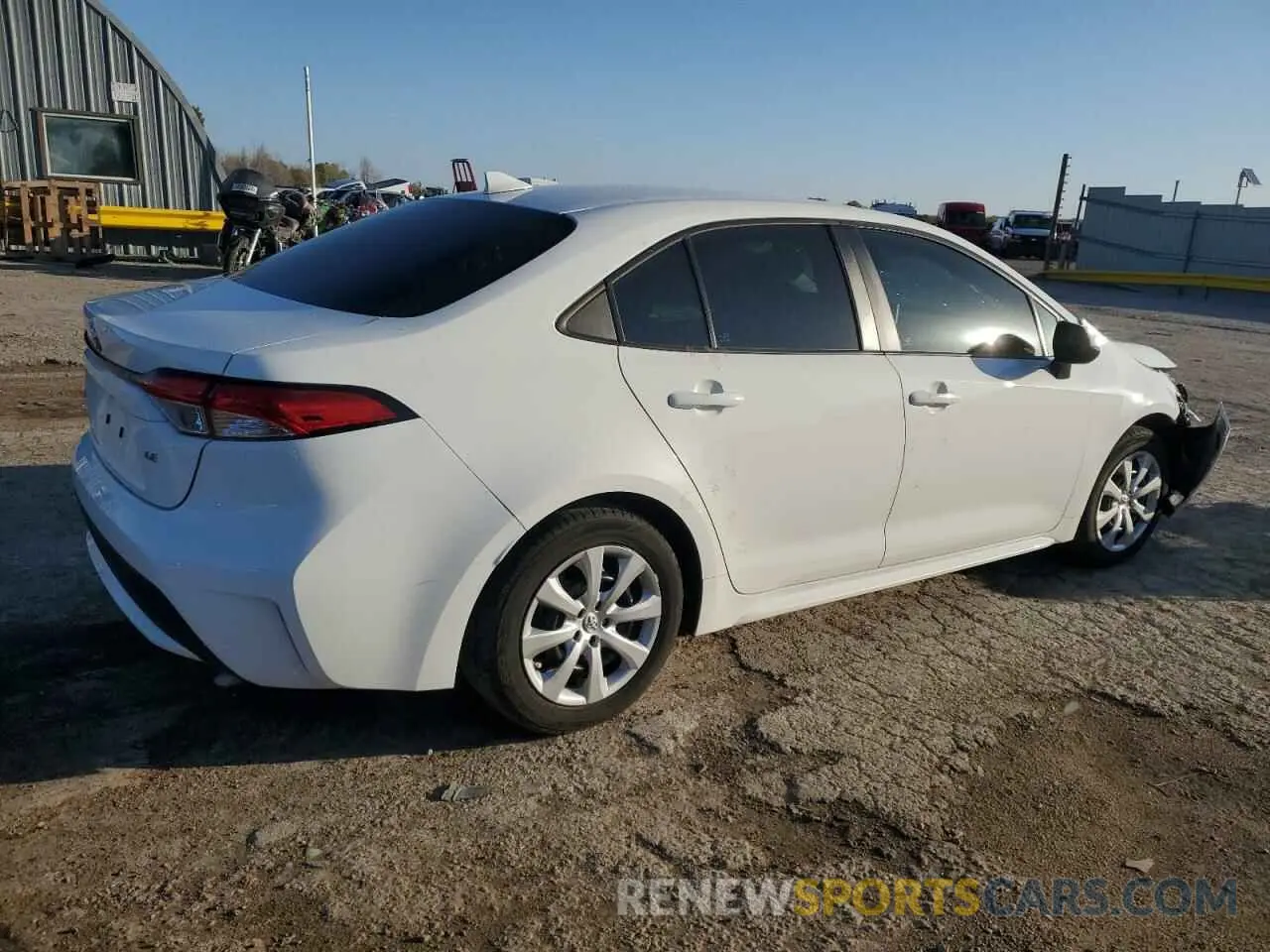3 Photograph of a damaged car 5YFEPMAE1MP168258 TOYOTA COROLLA 2021