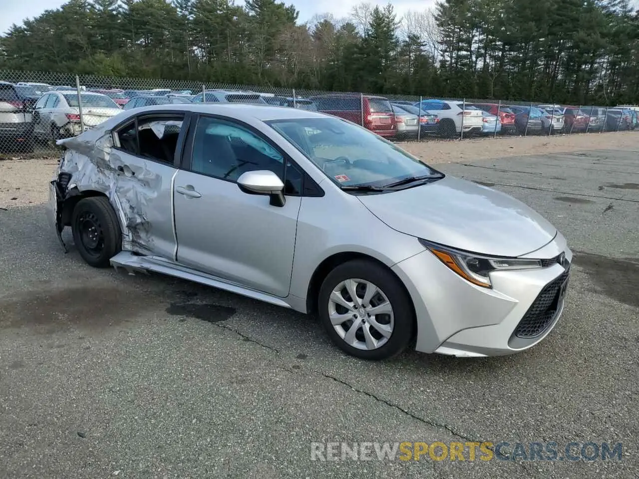 4 Photograph of a damaged car 5YFEPMAE1MP174447 TOYOTA COROLLA 2021