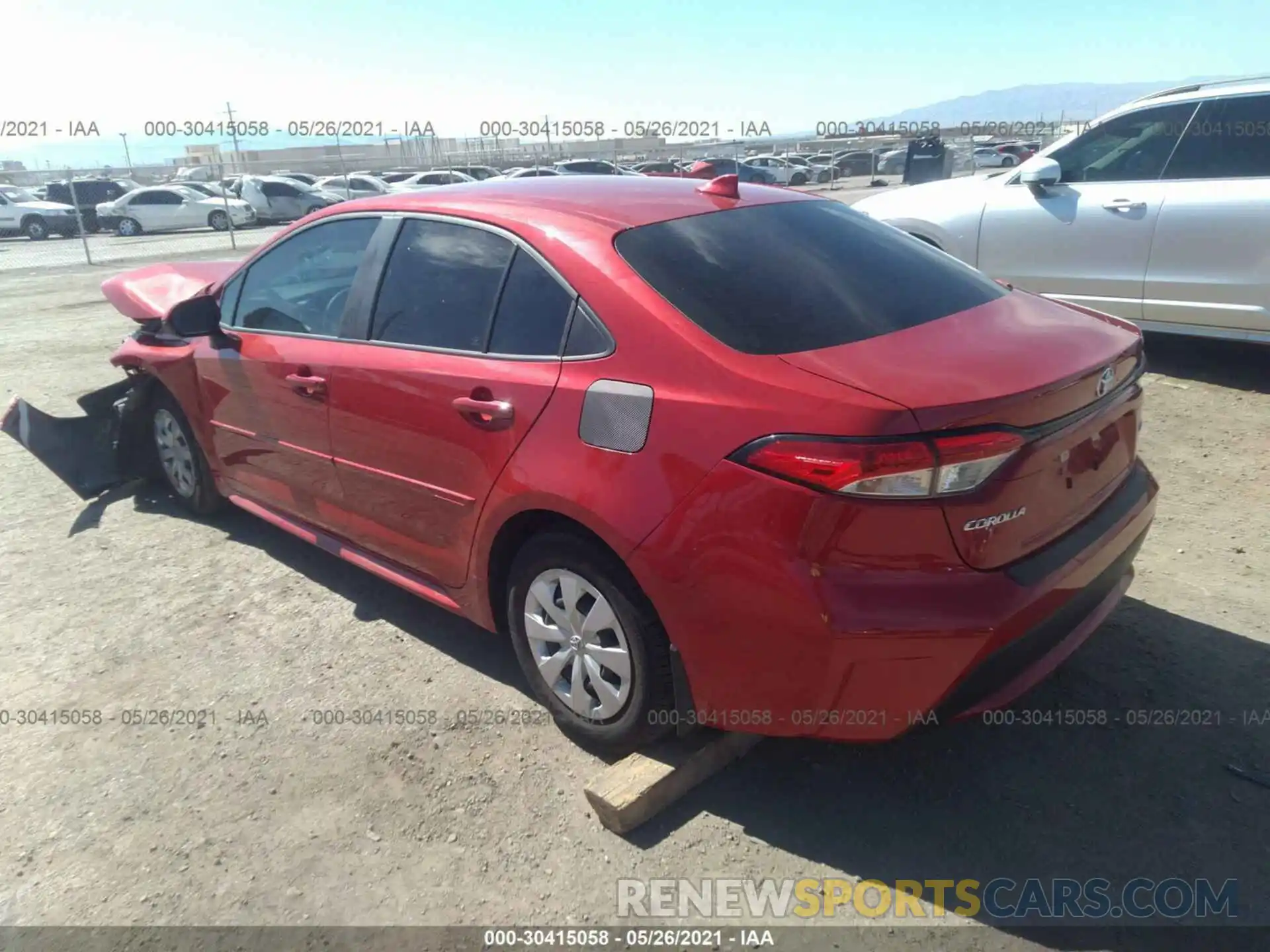 3 Photograph of a damaged car 5YFEPMAE1MP175176 TOYOTA COROLLA 2021