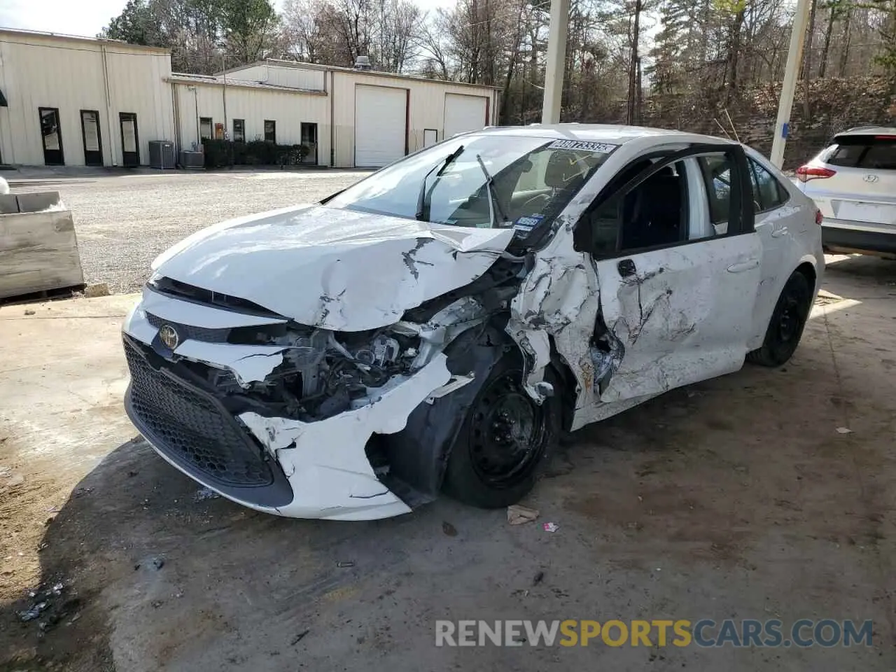 1 Photograph of a damaged car 5YFEPMAE1MP181172 TOYOTA COROLLA 2021