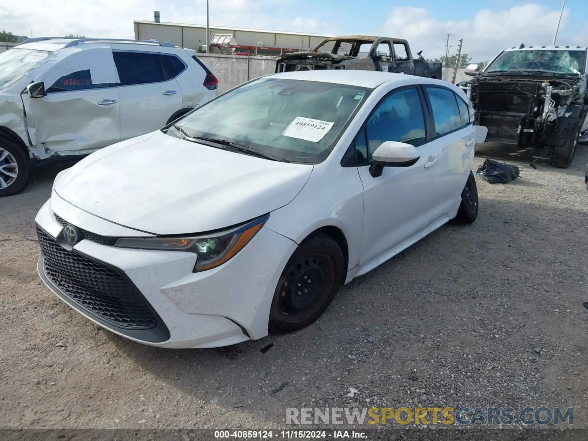 2 Photograph of a damaged car 5YFEPMAE1MP183181 TOYOTA COROLLA 2021
