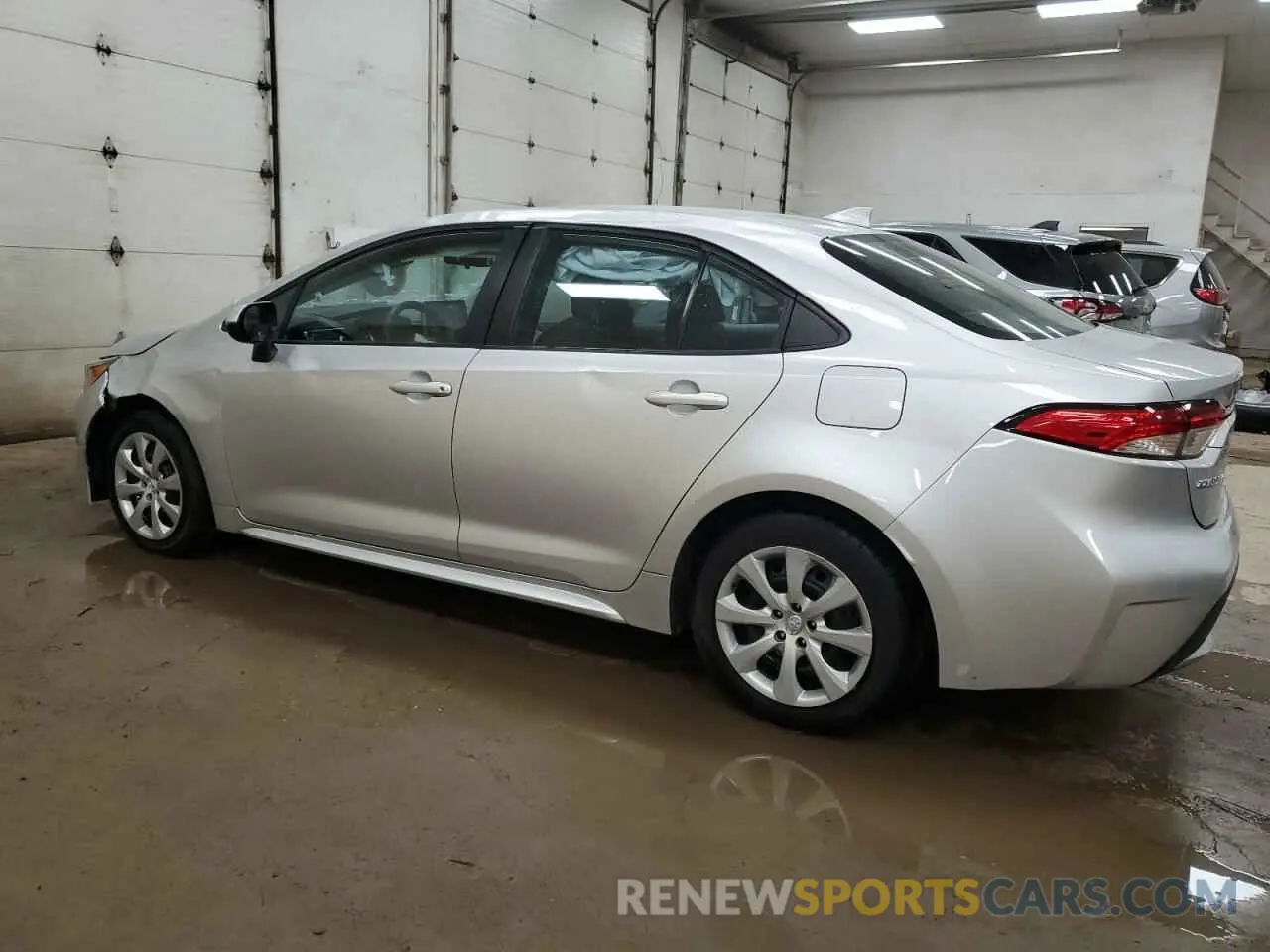 2 Photograph of a damaged car 5YFEPMAE1MP184072 TOYOTA COROLLA 2021