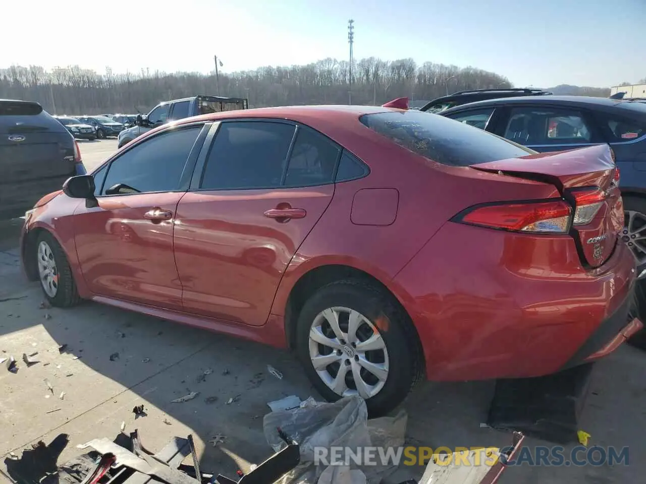 2 Photograph of a damaged car 5YFEPMAE1MP184265 TOYOTA COROLLA 2021