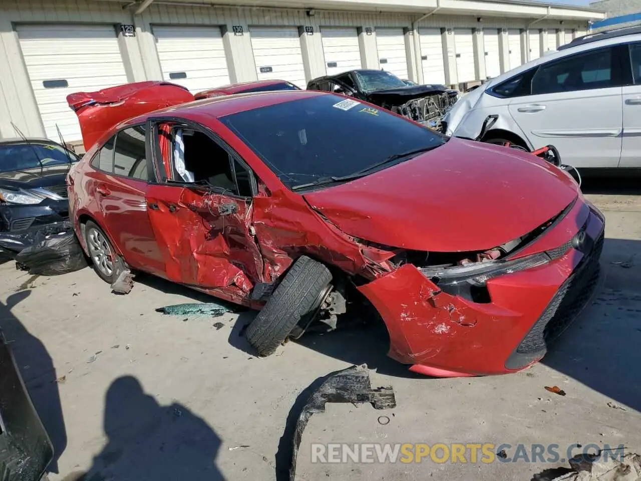 4 Photograph of a damaged car 5YFEPMAE1MP184265 TOYOTA COROLLA 2021