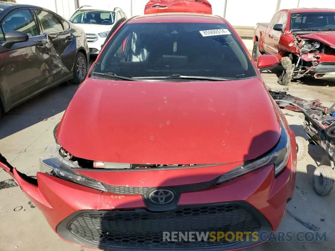 5 Photograph of a damaged car 5YFEPMAE1MP184265 TOYOTA COROLLA 2021