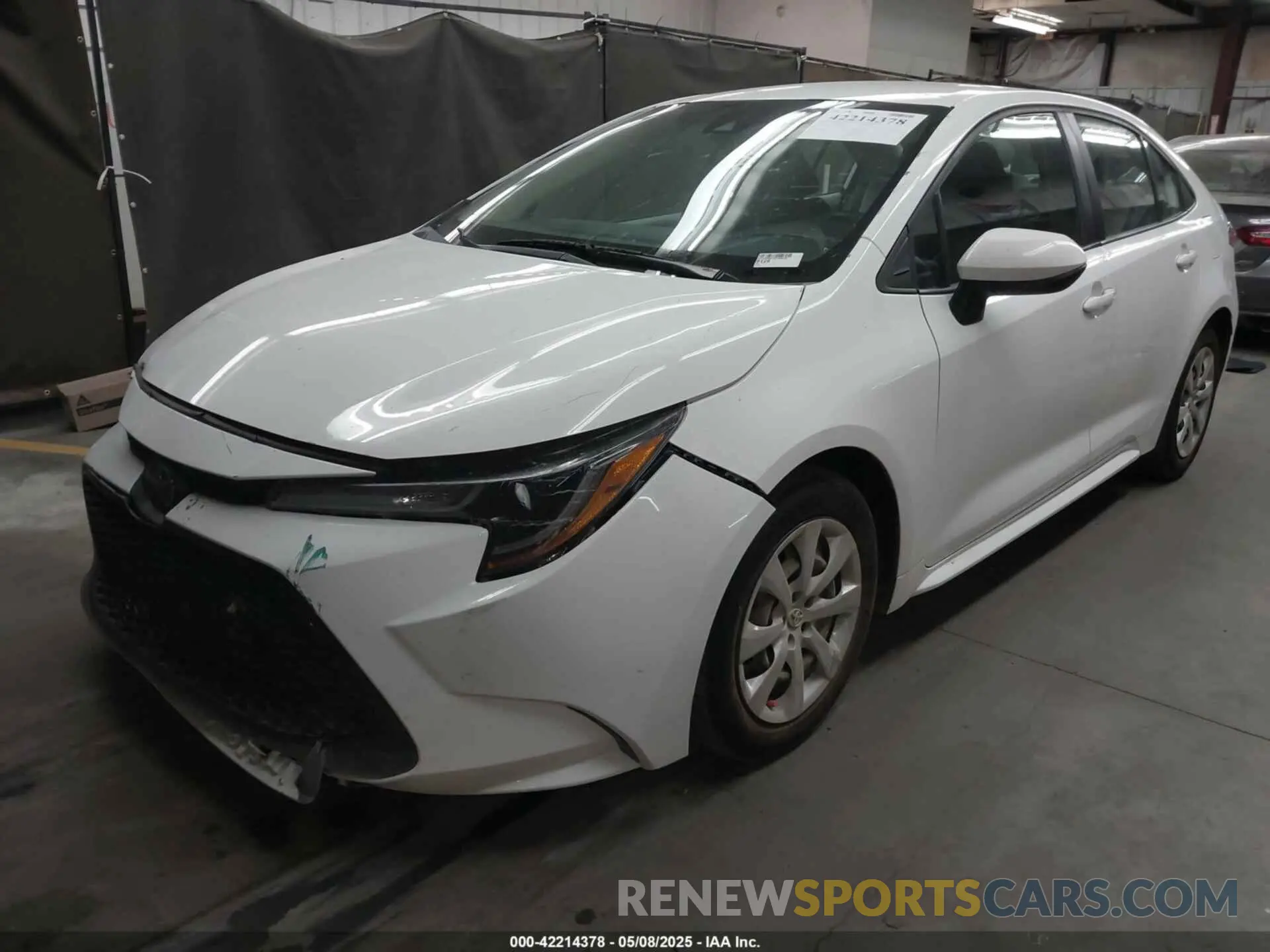 2 Photograph of a damaged car 5YFEPMAE1MP186629 TOYOTA COROLLA 2021