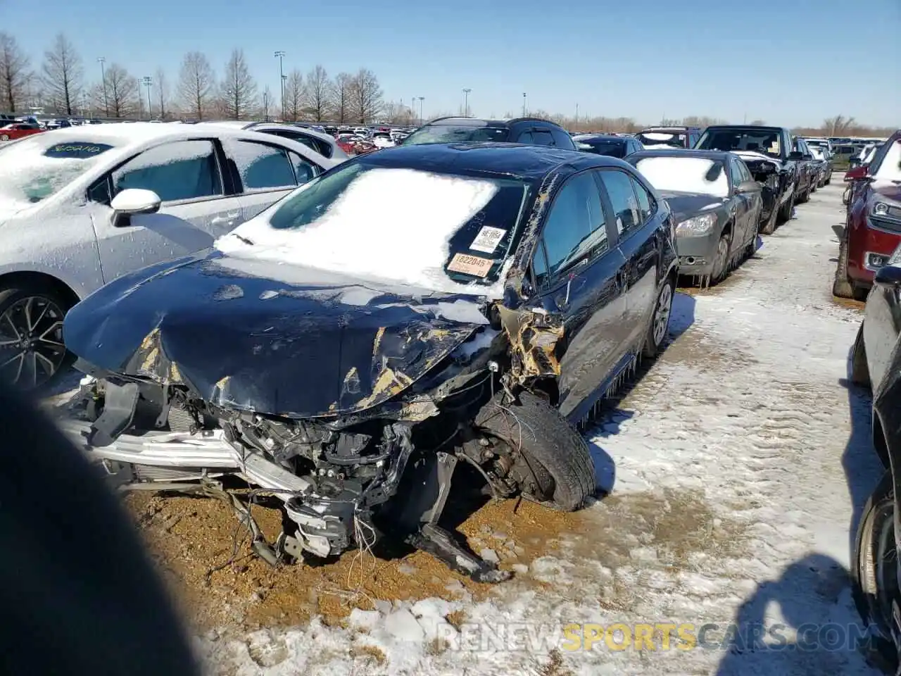 2 Photograph of a damaged car 5YFEPMAE1MP189031 TOYOTA COROLLA 2021