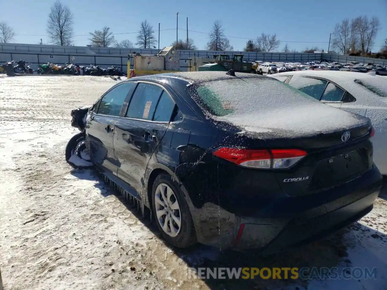 3 Photograph of a damaged car 5YFEPMAE1MP189031 TOYOTA COROLLA 2021