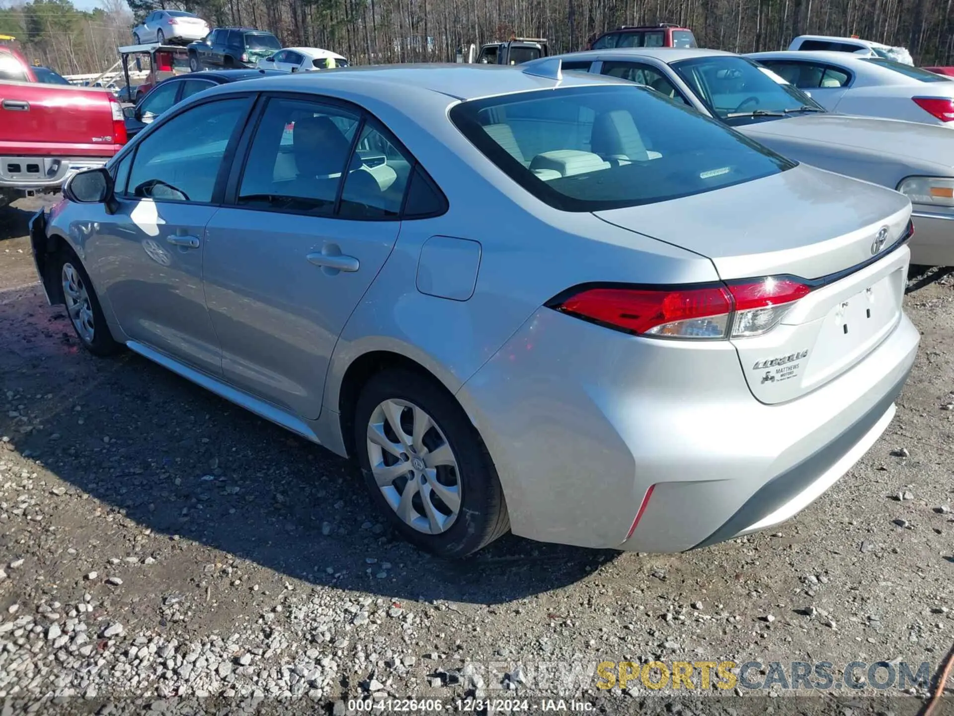 3 Photograph of a damaged car 5YFEPMAE1MP190065 TOYOTA COROLLA 2021