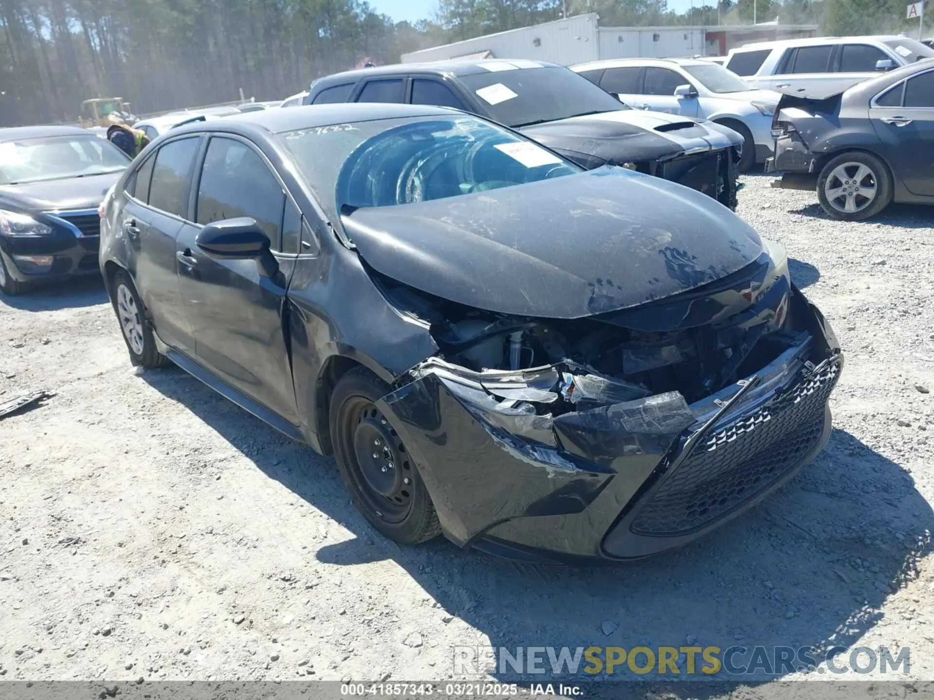 1 Photograph of a damaged car 5YFEPMAE1MP202974 TOYOTA COROLLA 2021
