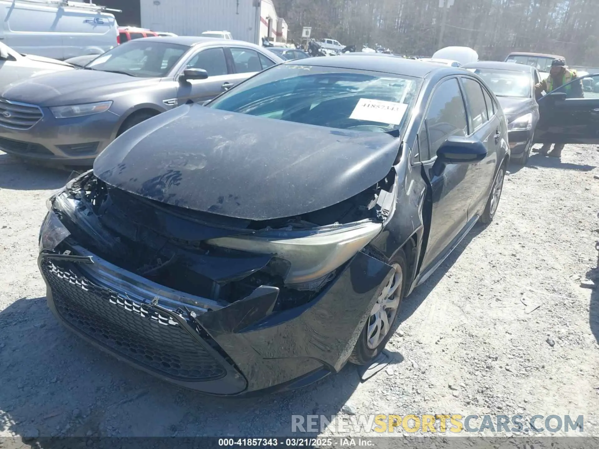 2 Photograph of a damaged car 5YFEPMAE1MP202974 TOYOTA COROLLA 2021