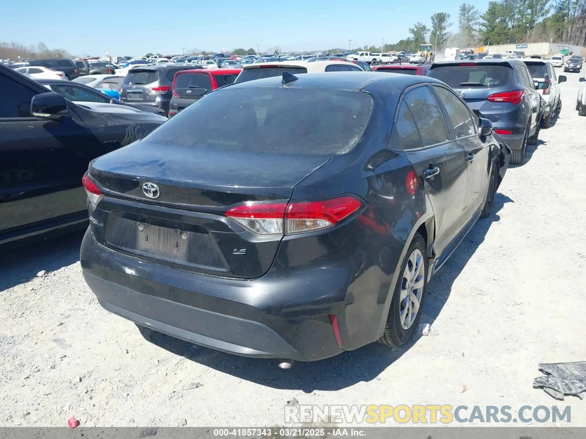 4 Photograph of a damaged car 5YFEPMAE1MP202974 TOYOTA COROLLA 2021
