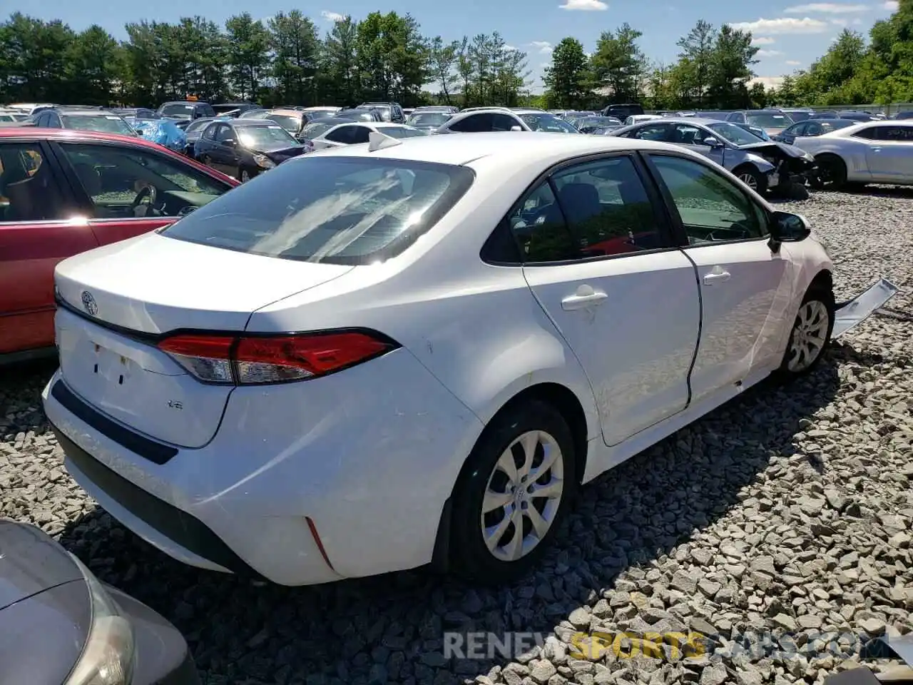 4 Photograph of a damaged car 5YFEPMAE1MP204904 TOYOTA COROLLA 2021