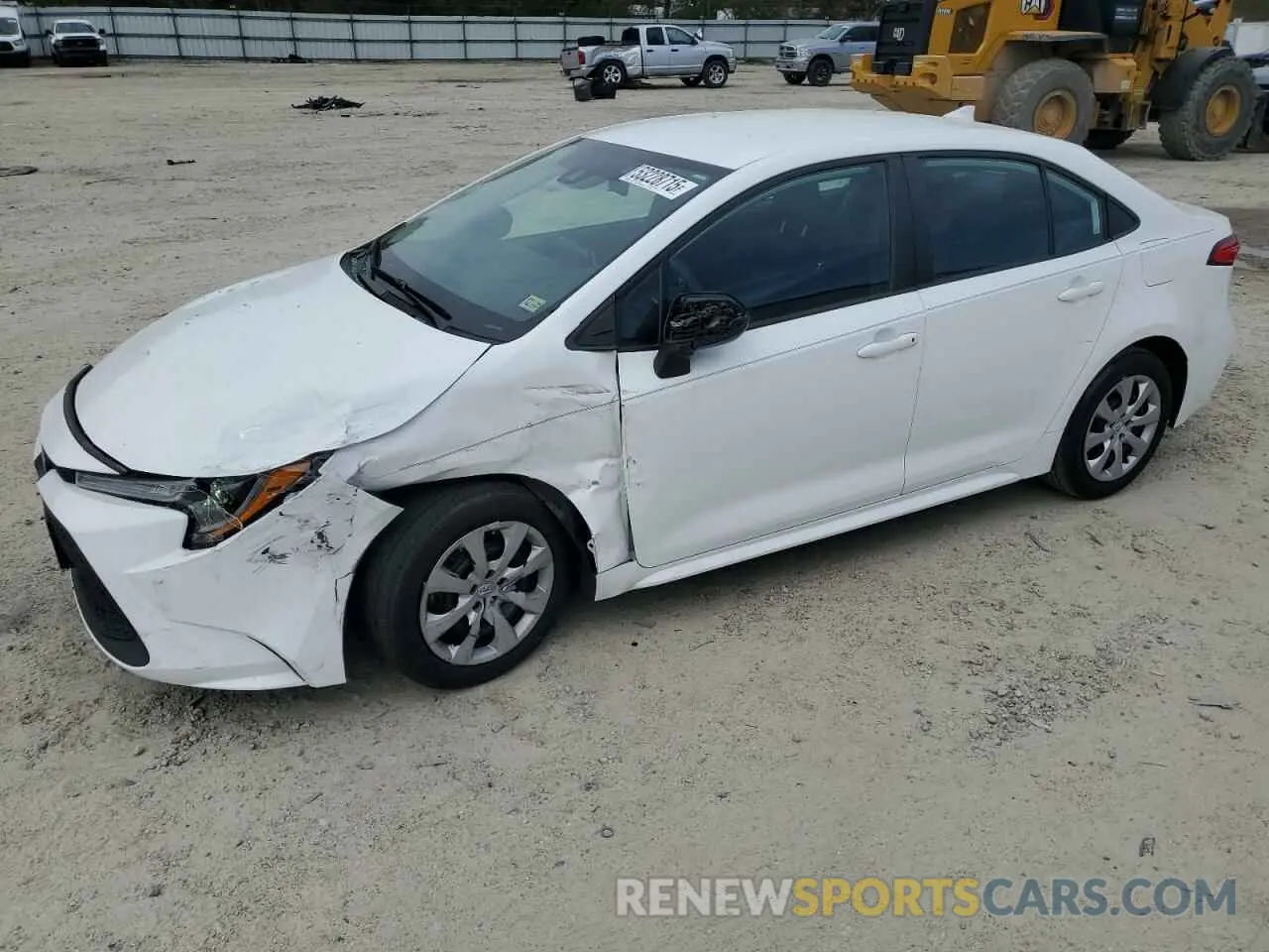 1 Photograph of a damaged car 5YFEPMAE1MP206006 TOYOTA COROLLA 2021