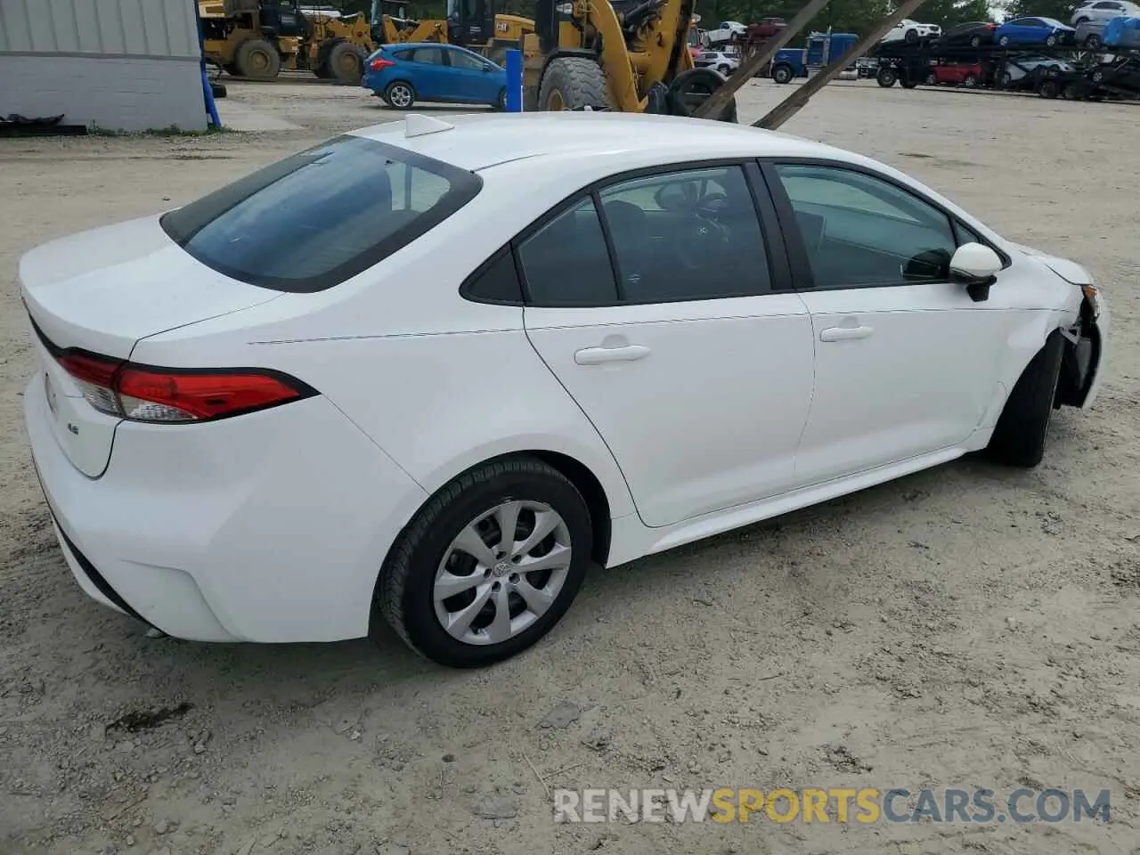 3 Photograph of a damaged car 5YFEPMAE1MP206006 TOYOTA COROLLA 2021