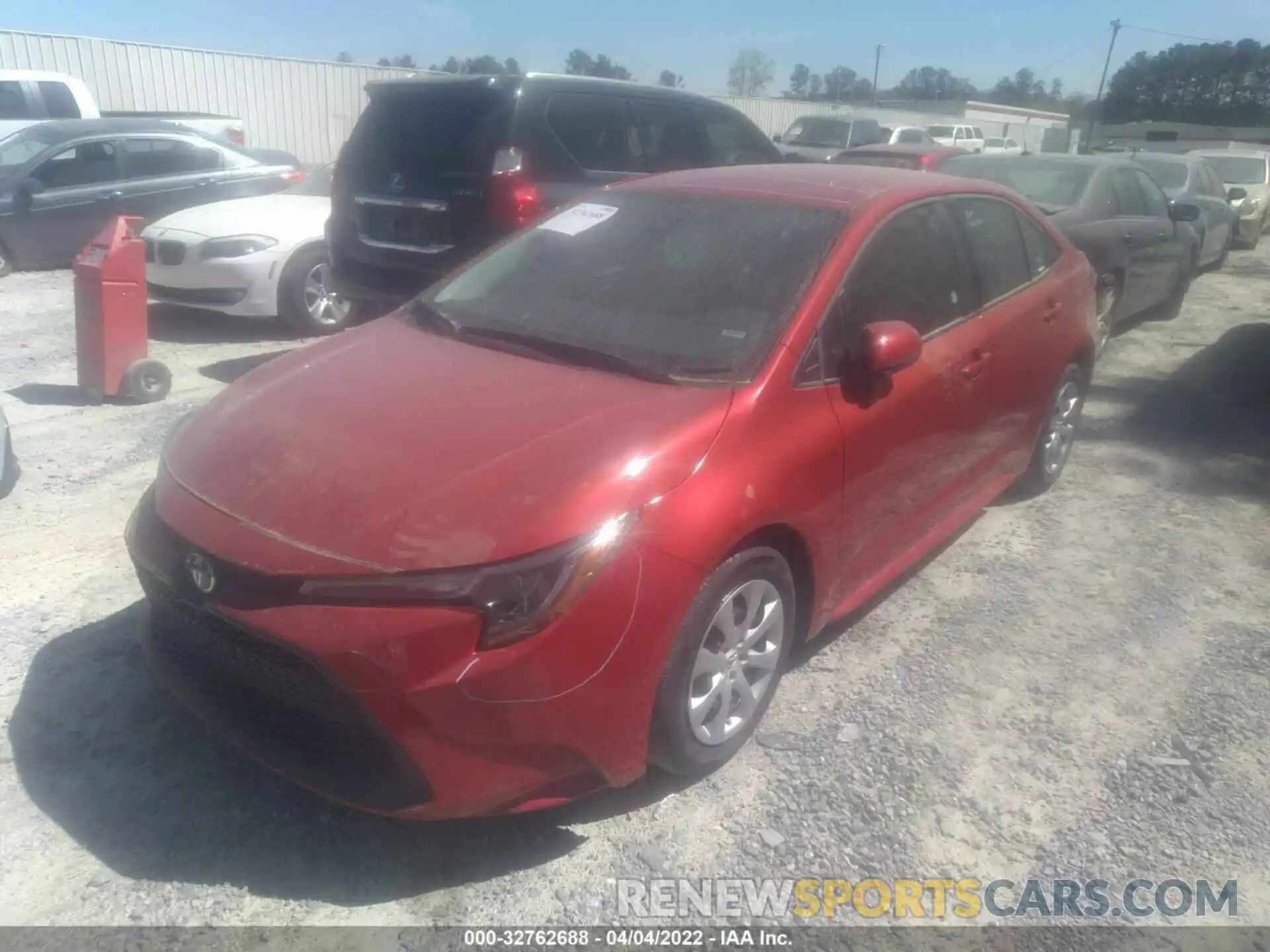 2 Photograph of a damaged car 5YFEPMAE1MP207267 TOYOTA COROLLA 2021