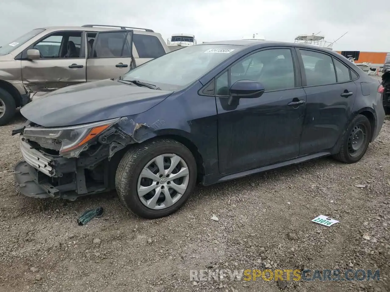 1 Photograph of a damaged car 5YFEPMAE1MP214171 TOYOTA COROLLA 2021