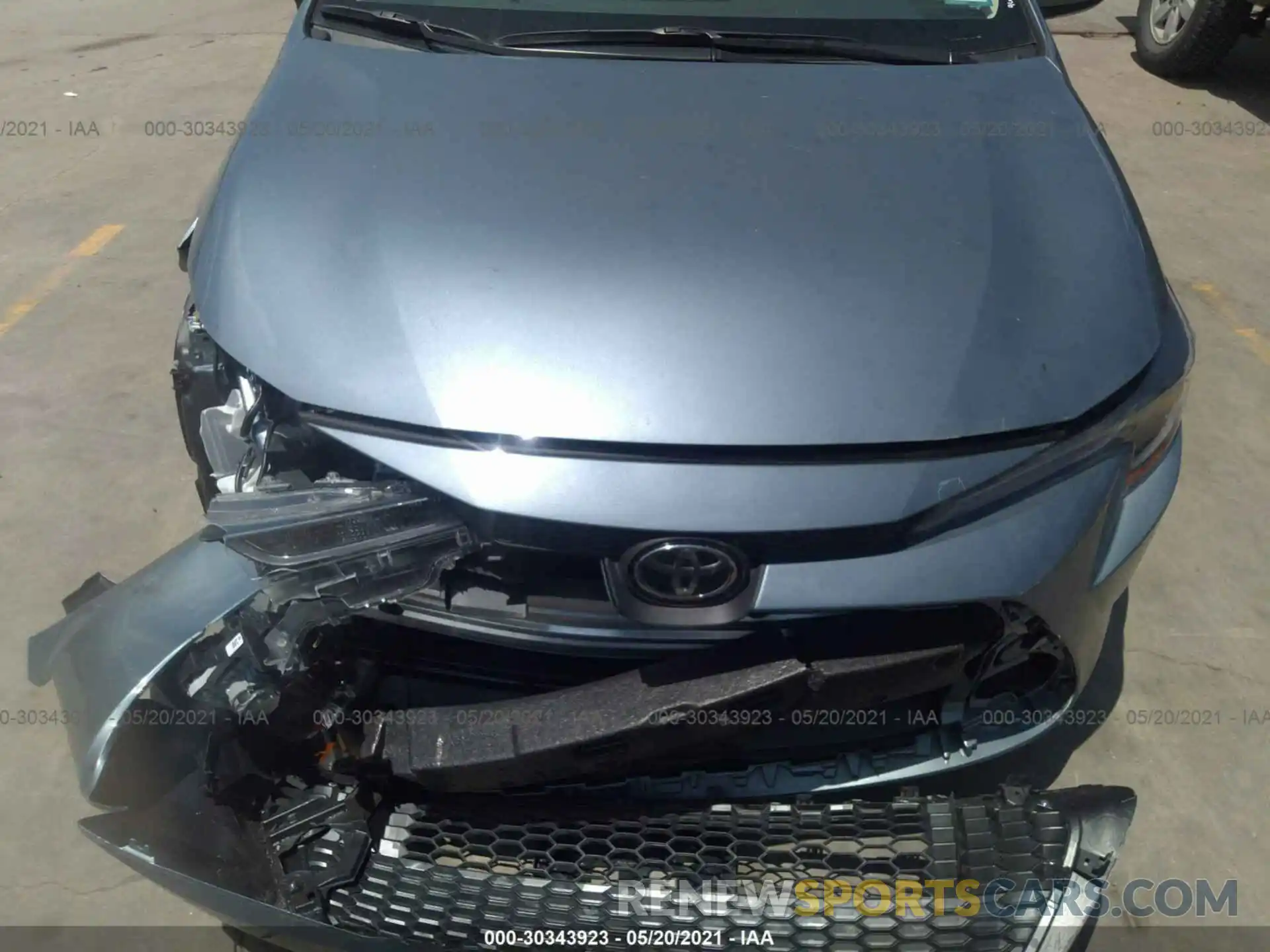 6 Photograph of a damaged car 5YFEPMAE1MP216972 TOYOTA COROLLA 2021