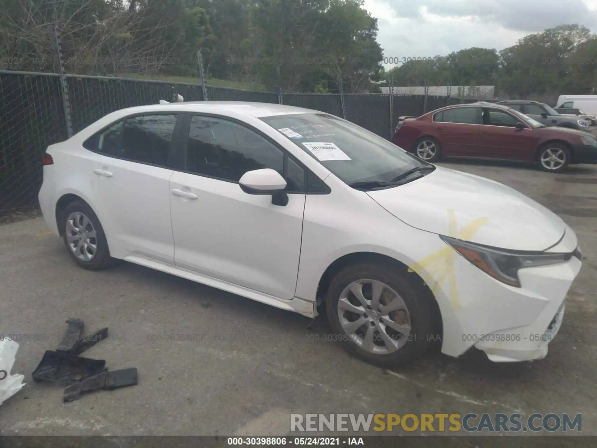 1 Photograph of a damaged car 5YFEPMAE1MP217975 TOYOTA COROLLA 2021