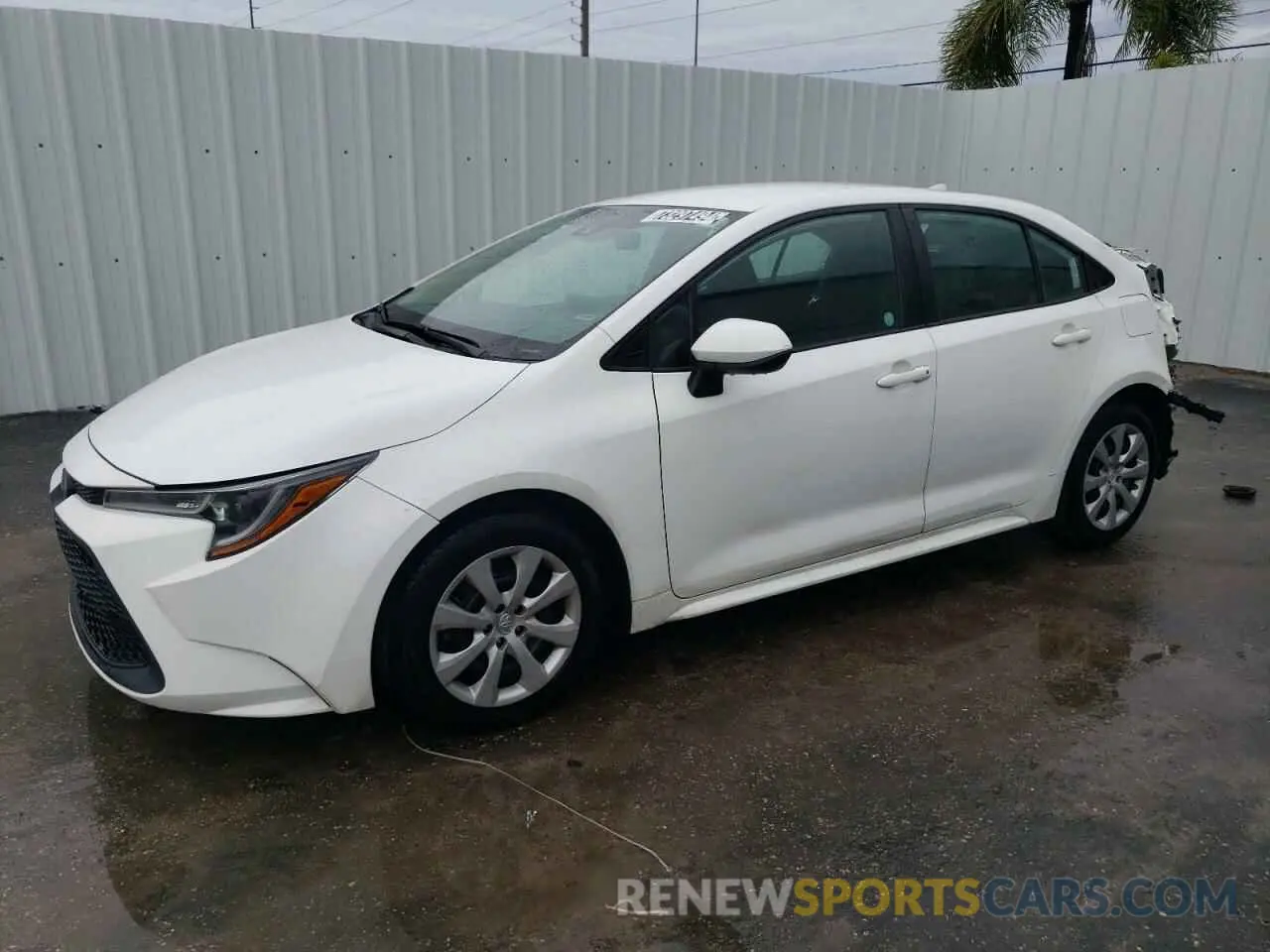 1 Photograph of a damaged car 5YFEPMAE1MP218656 TOYOTA COROLLA 2021