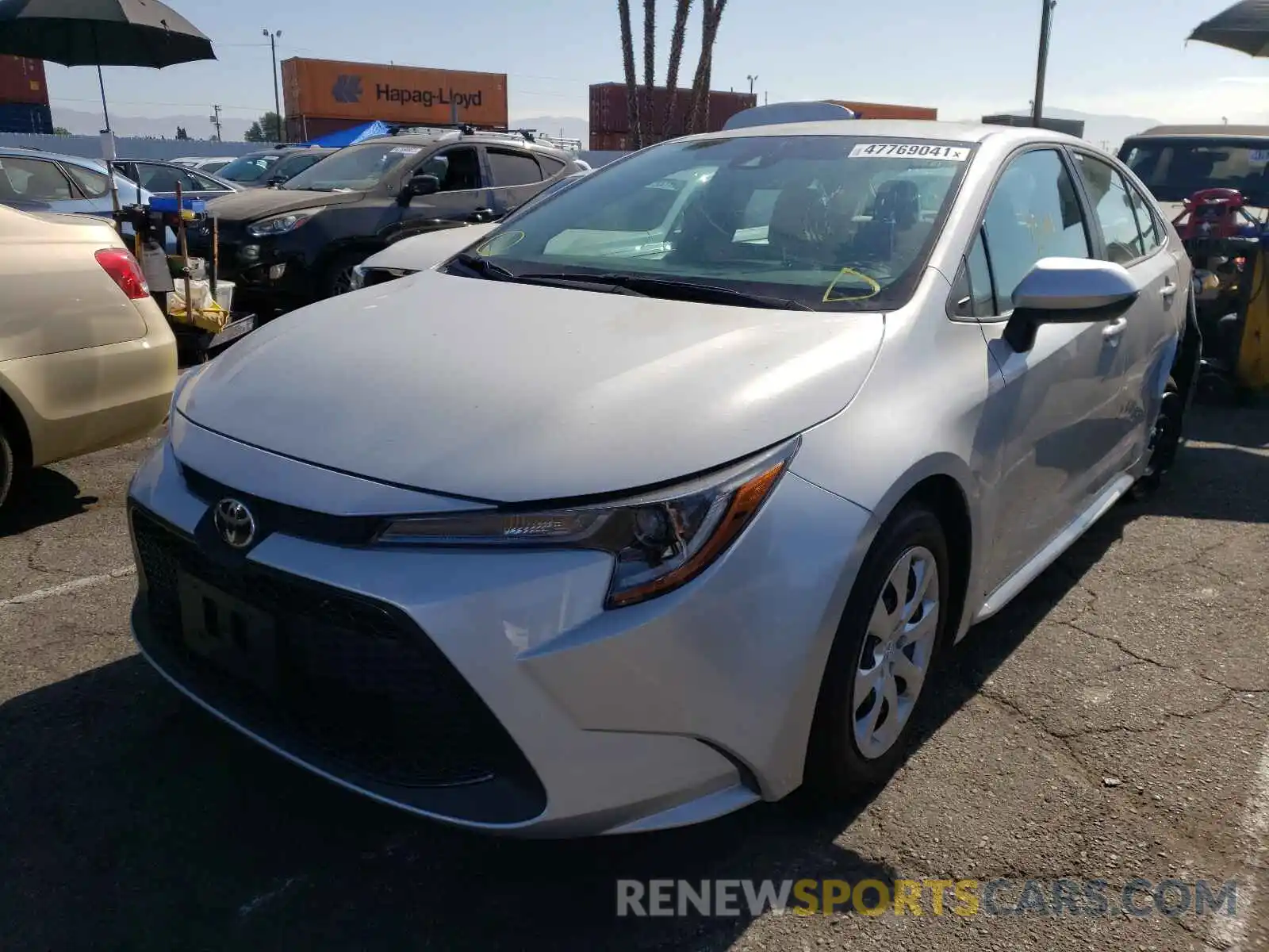 2 Photograph of a damaged car 5YFEPMAE1MP220780 TOYOTA COROLLA 2021