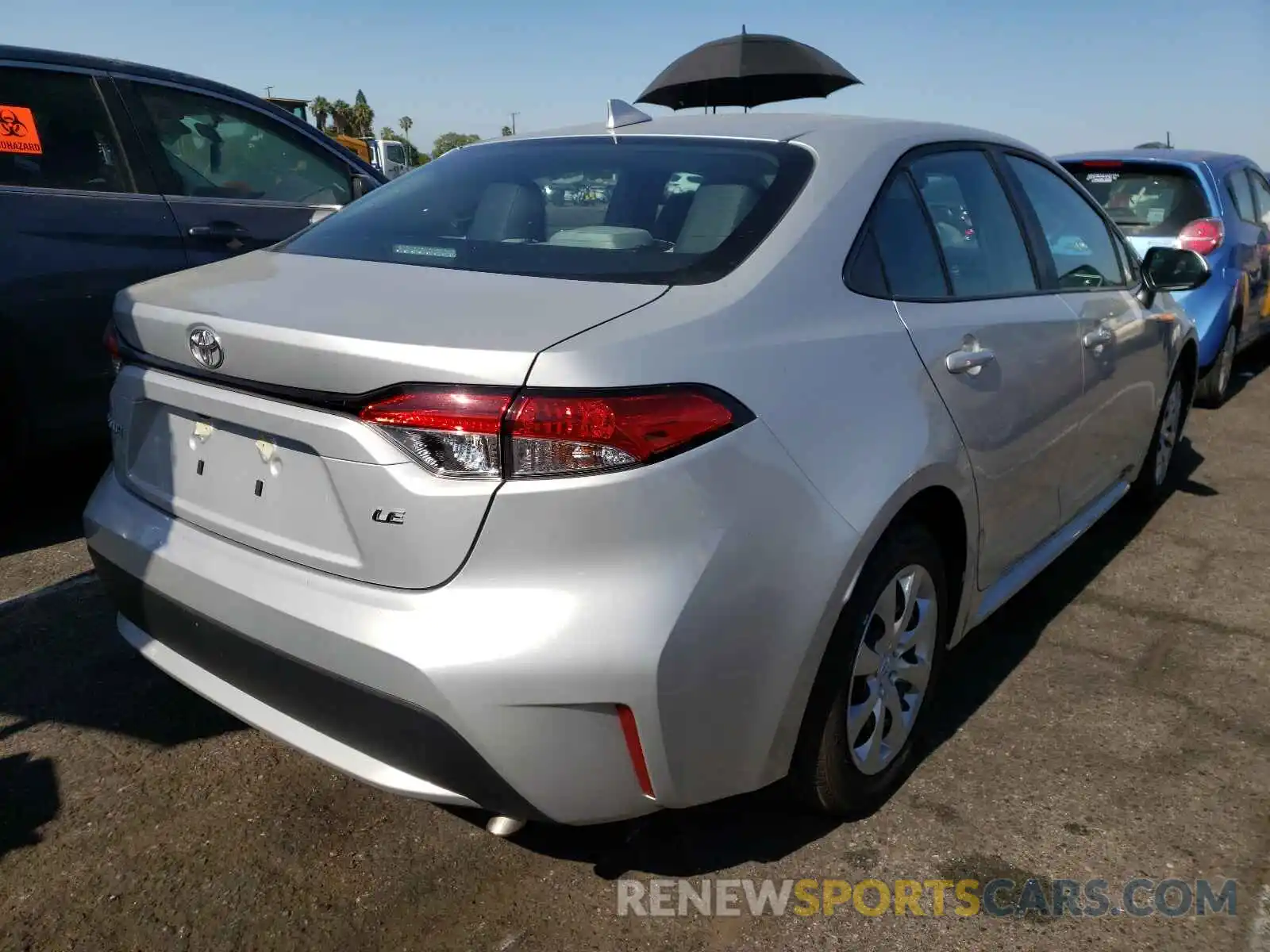 4 Photograph of a damaged car 5YFEPMAE1MP220780 TOYOTA COROLLA 2021