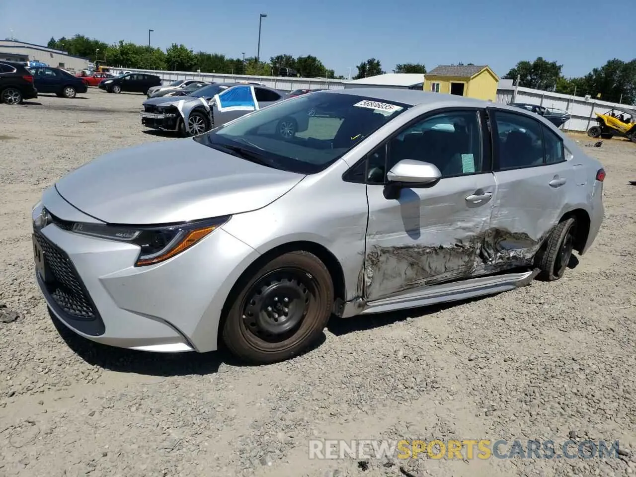 1 Photograph of a damaged car 5YFEPMAE1MP222884 TOYOTA COROLLA 2021