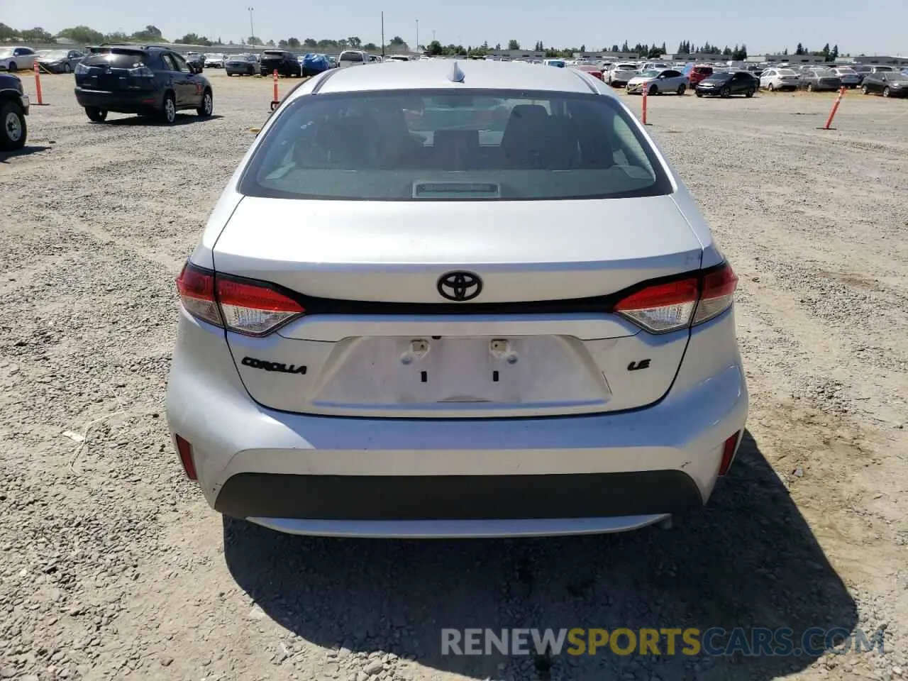 6 Photograph of a damaged car 5YFEPMAE1MP222884 TOYOTA COROLLA 2021