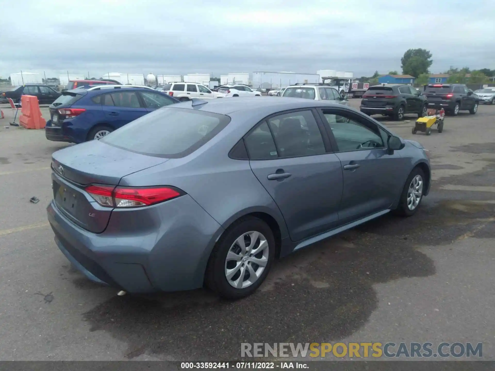 4 Photograph of a damaged car 5YFEPMAE1MP232122 TOYOTA COROLLA 2021