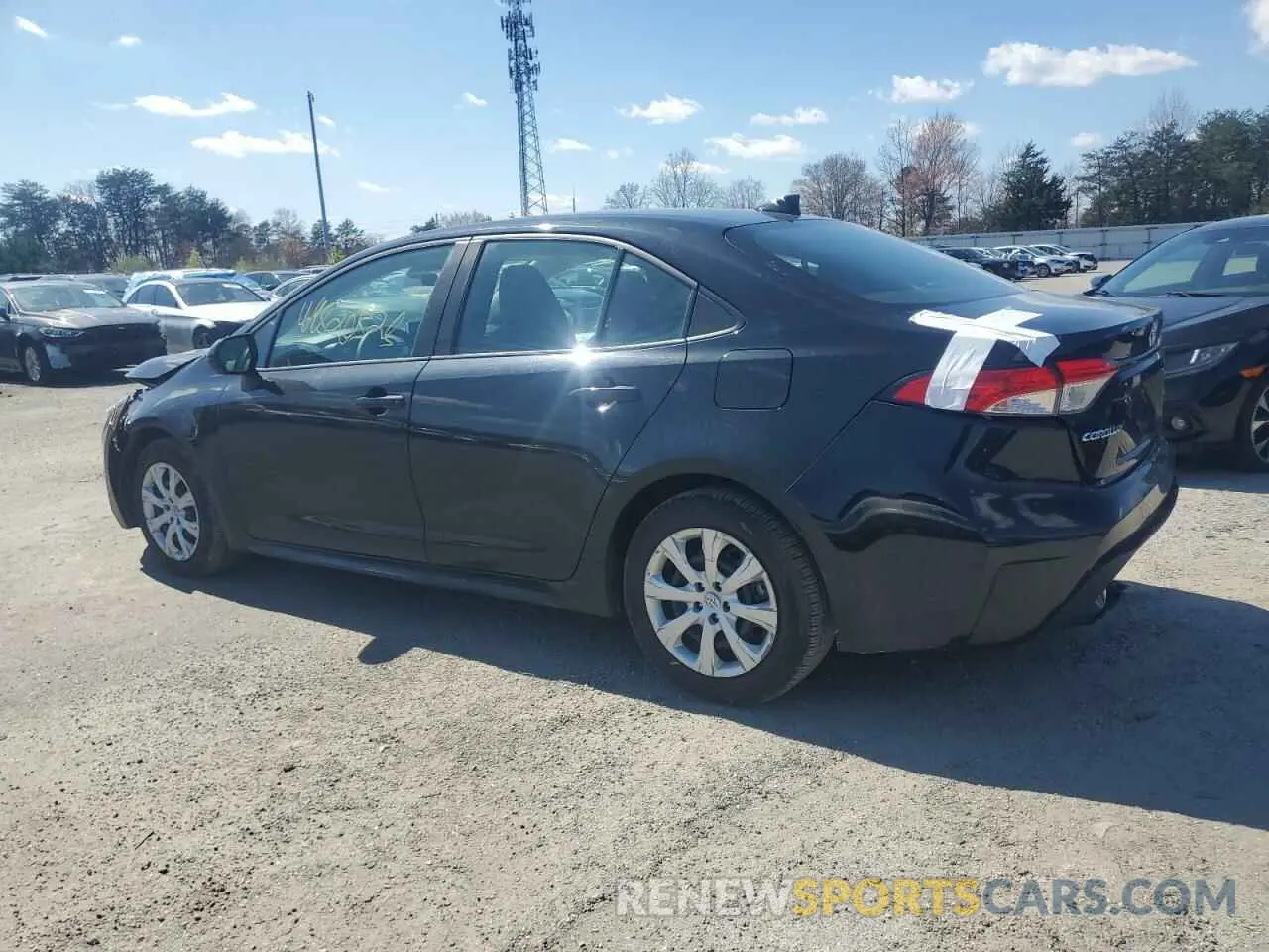 2 Photograph of a damaged car 5YFEPMAE1MP232735 TOYOTA COROLLA 2021
