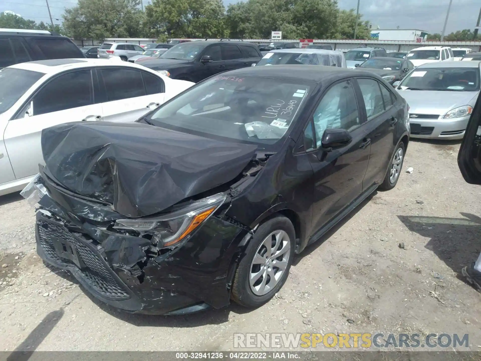 2 Photograph of a damaged car 5YFEPMAE1MP232833 TOYOTA COROLLA 2021