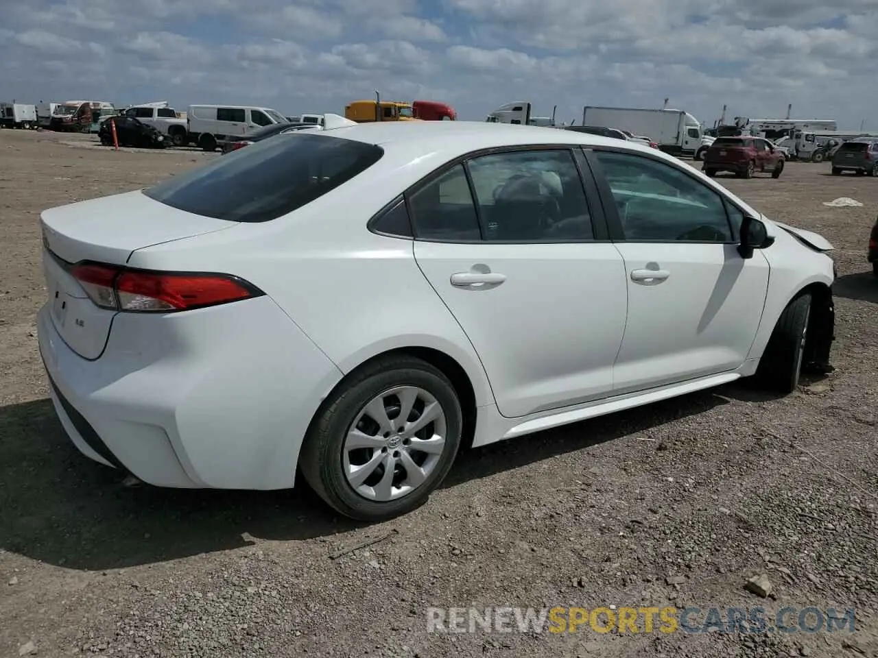 3 Photograph of a damaged car 5YFEPMAE1MP233691 TOYOTA COROLLA 2021