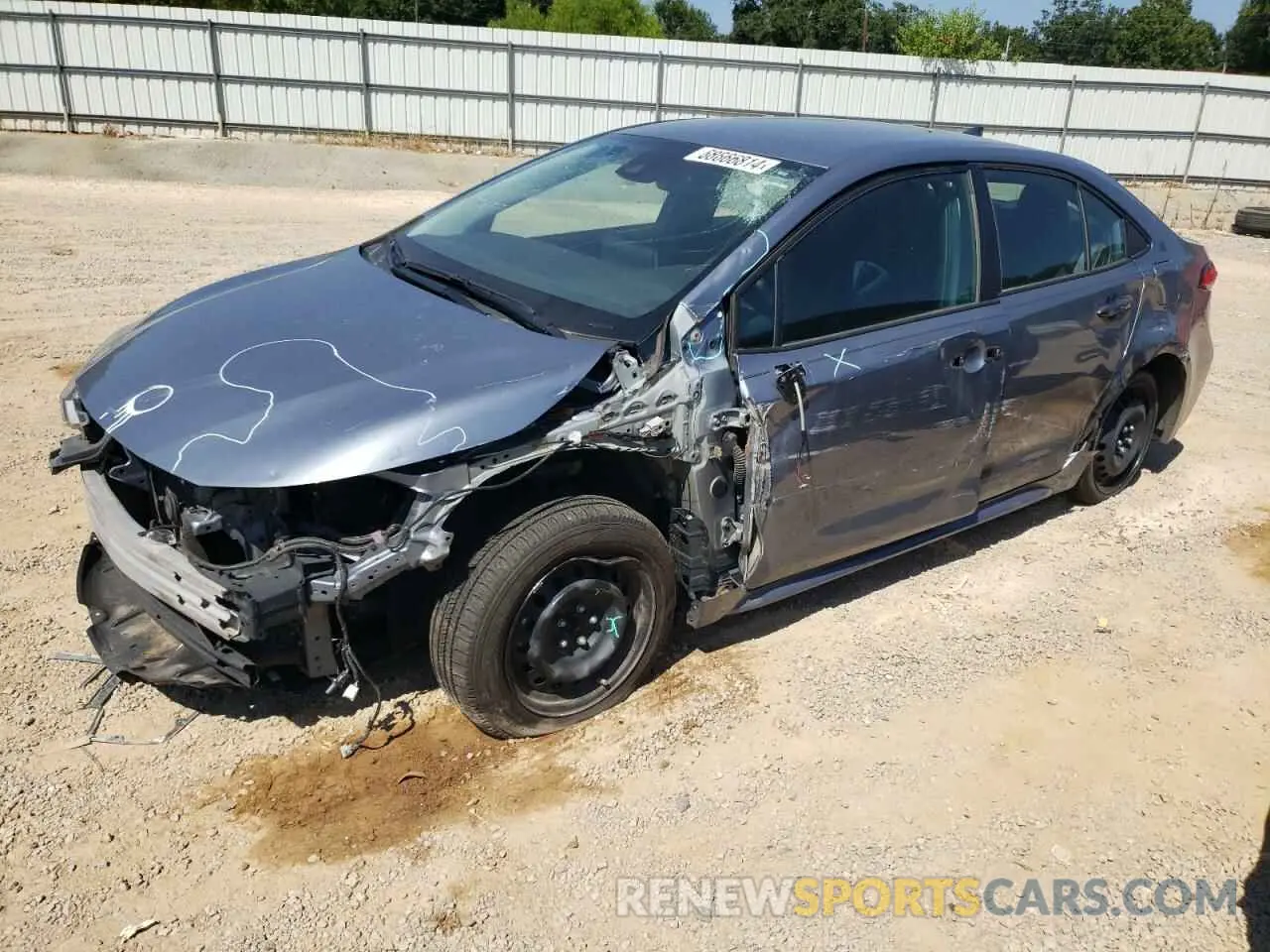 1 Photograph of a damaged car 5YFEPMAE1MP236266 TOYOTA COROLLA 2021
