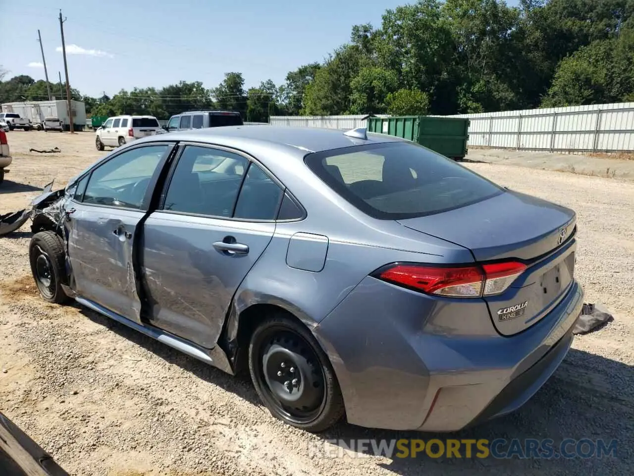 2 Photograph of a damaged car 5YFEPMAE1MP236266 TOYOTA COROLLA 2021